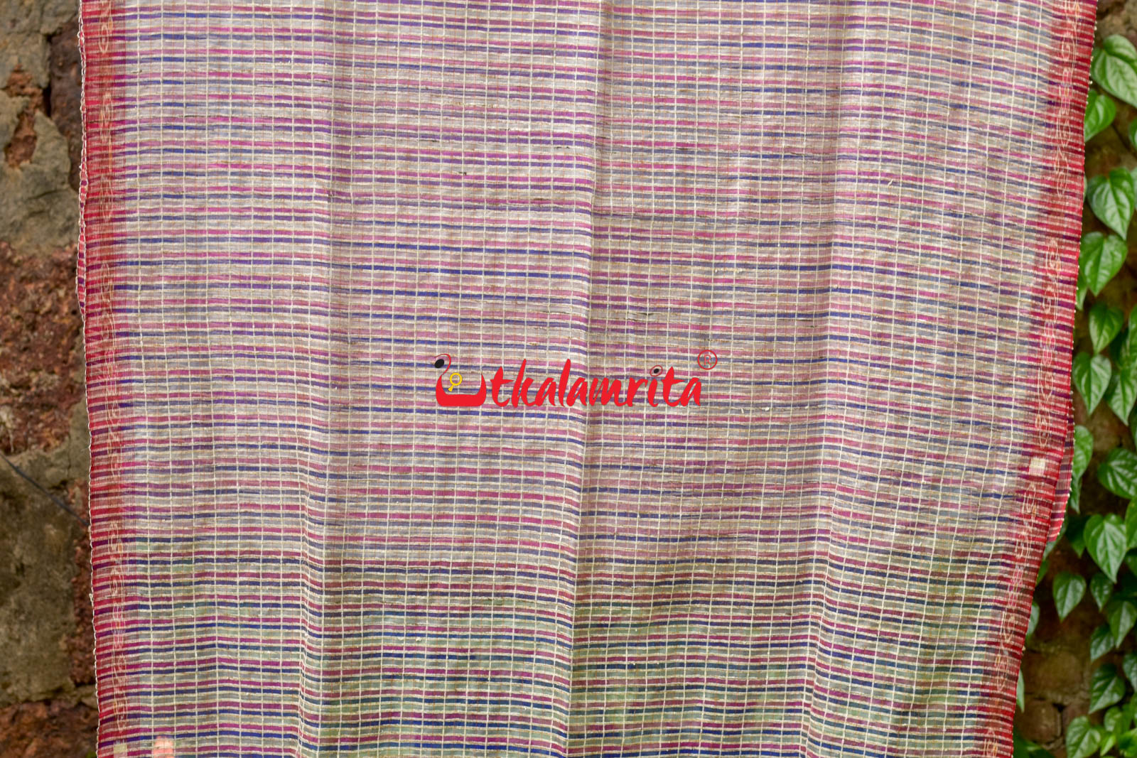 Pink & Violet Silk (Dupatta)