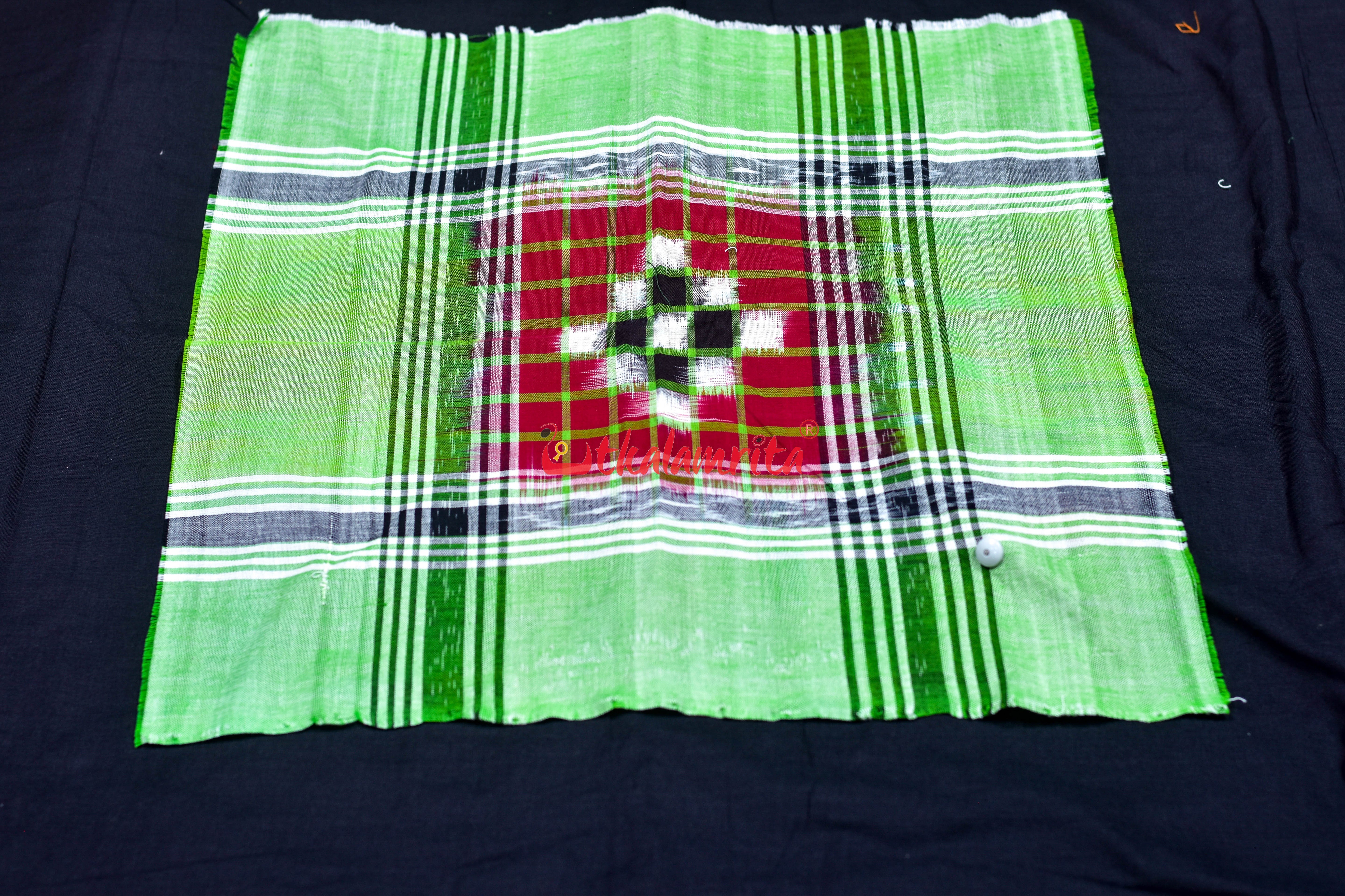 Light Green Check Pasapali (Rumal)