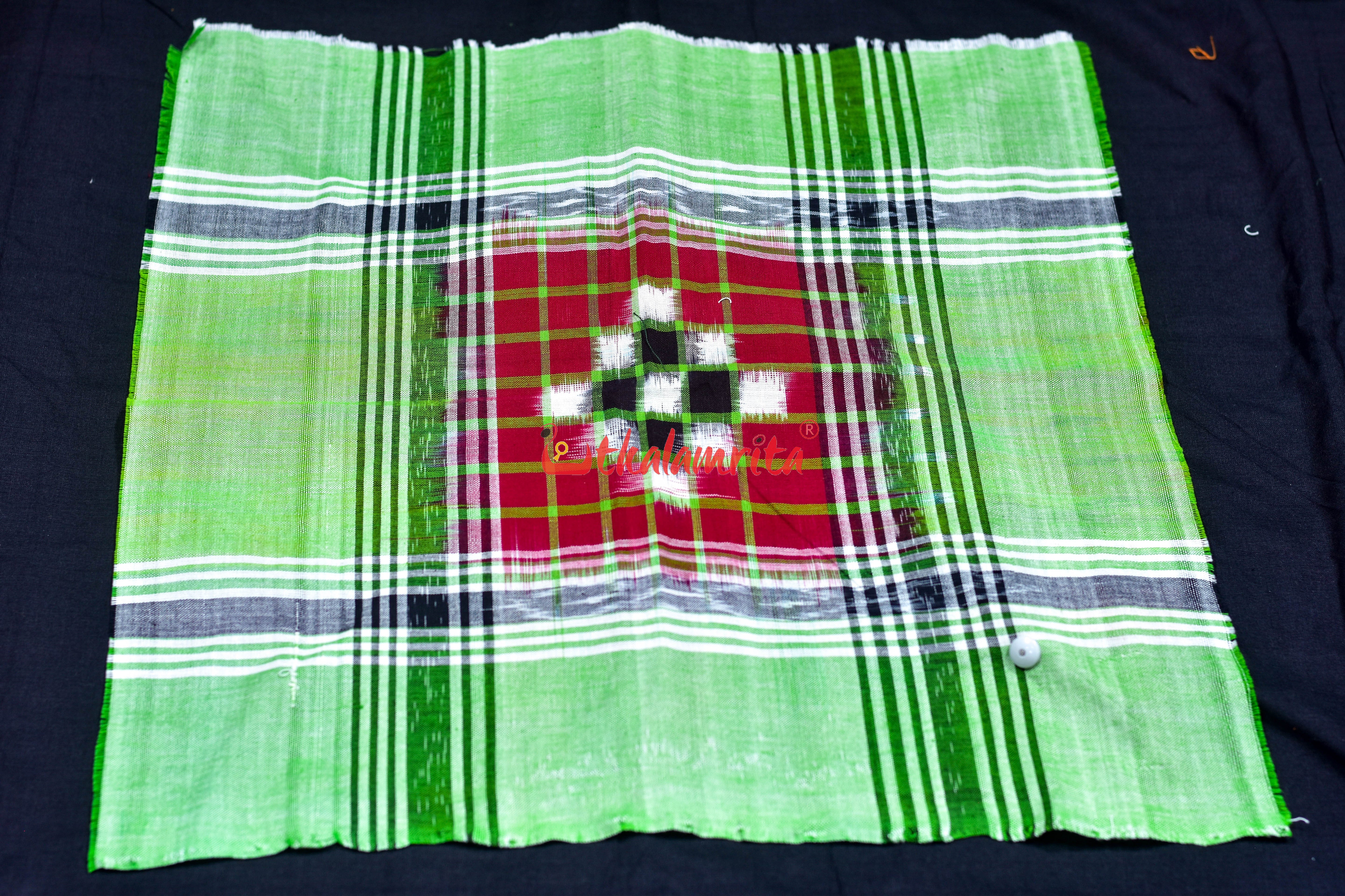 Light Green Check Pasapali (Rumal)