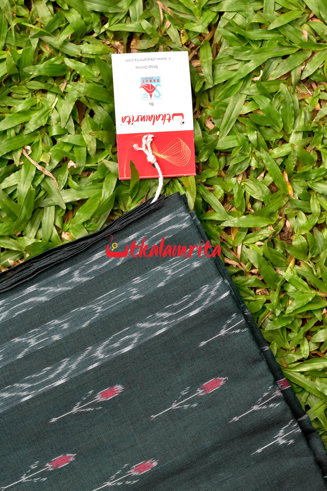 Green Labanga Bandha with Border (Fabric)
