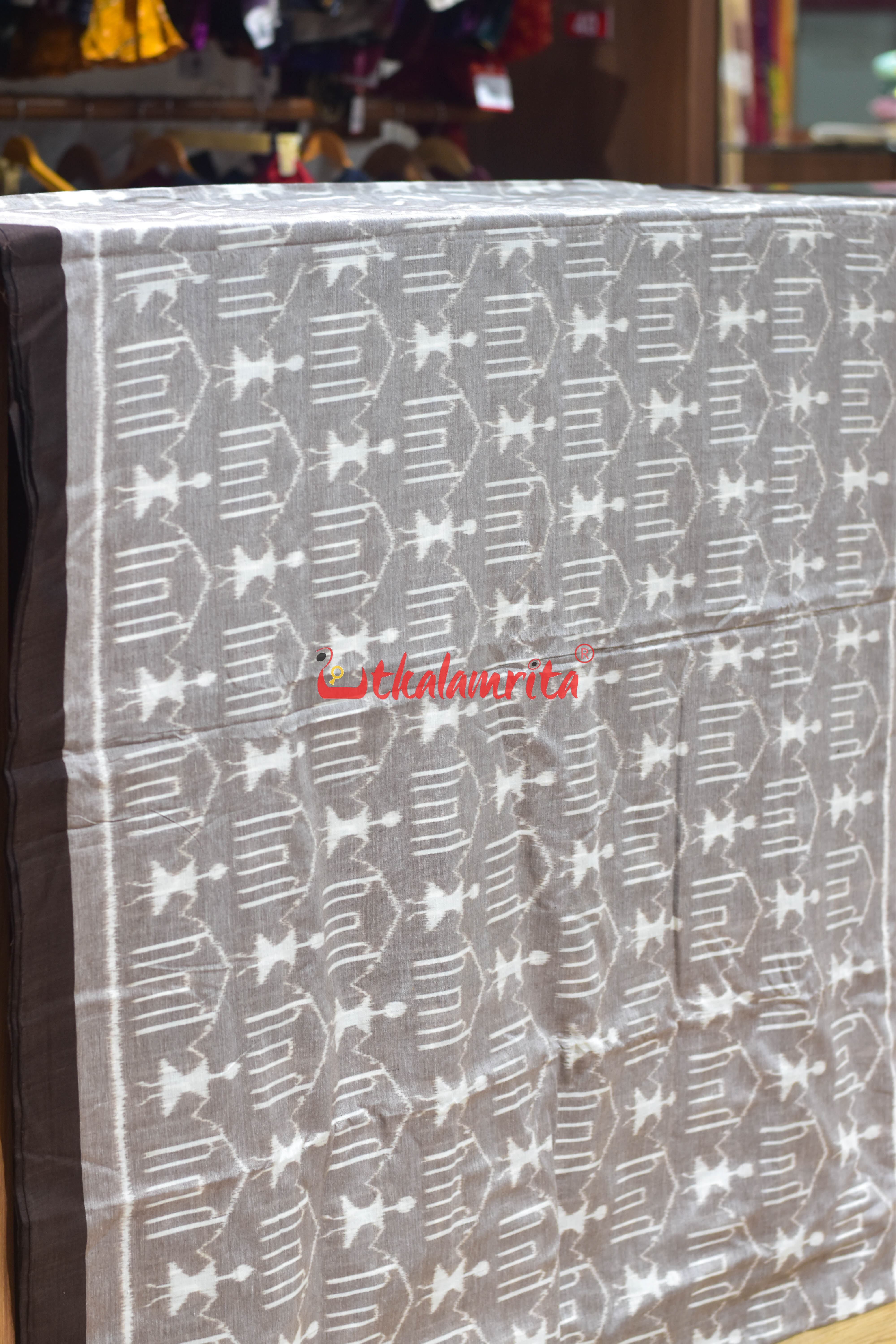 Beach Tribal House Ikat Cotton (Fabric)