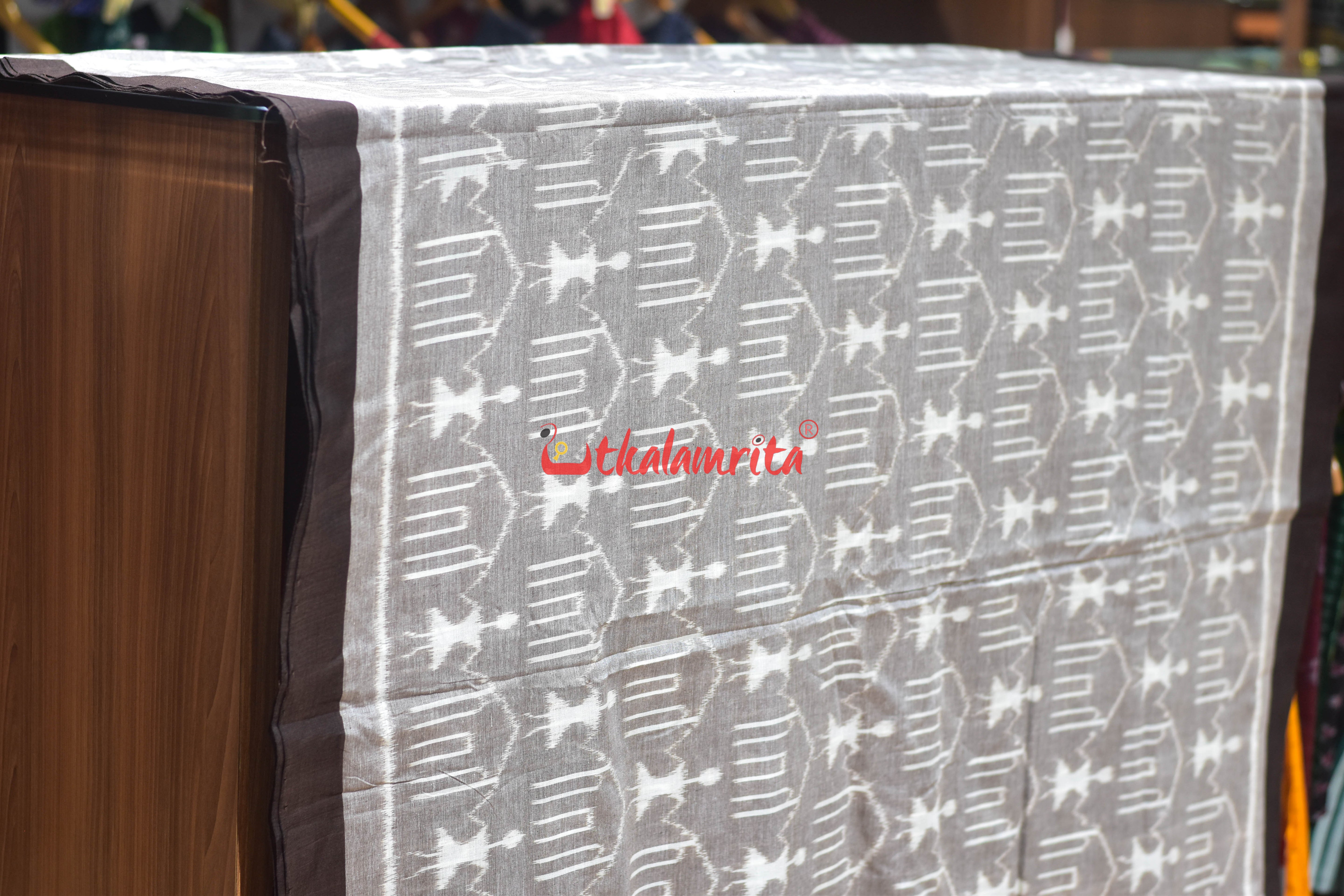 Beach Tribal House Ikat Cotton (Fabric)