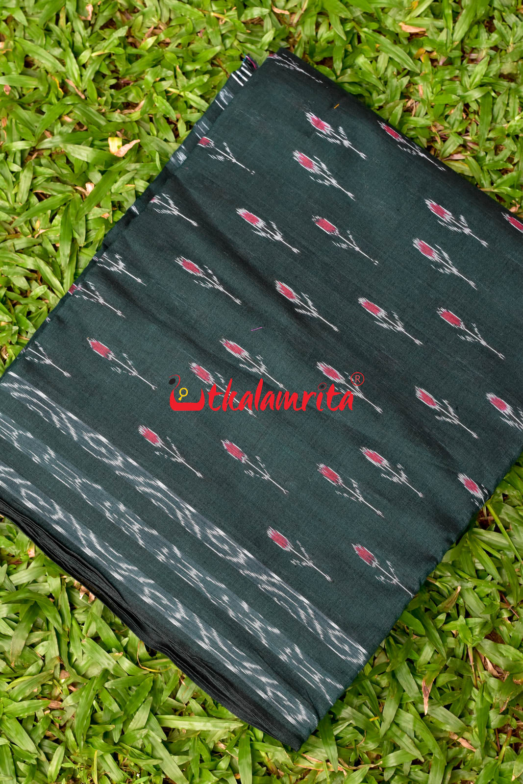 Green Labanga Bandha with Border (Fabric)