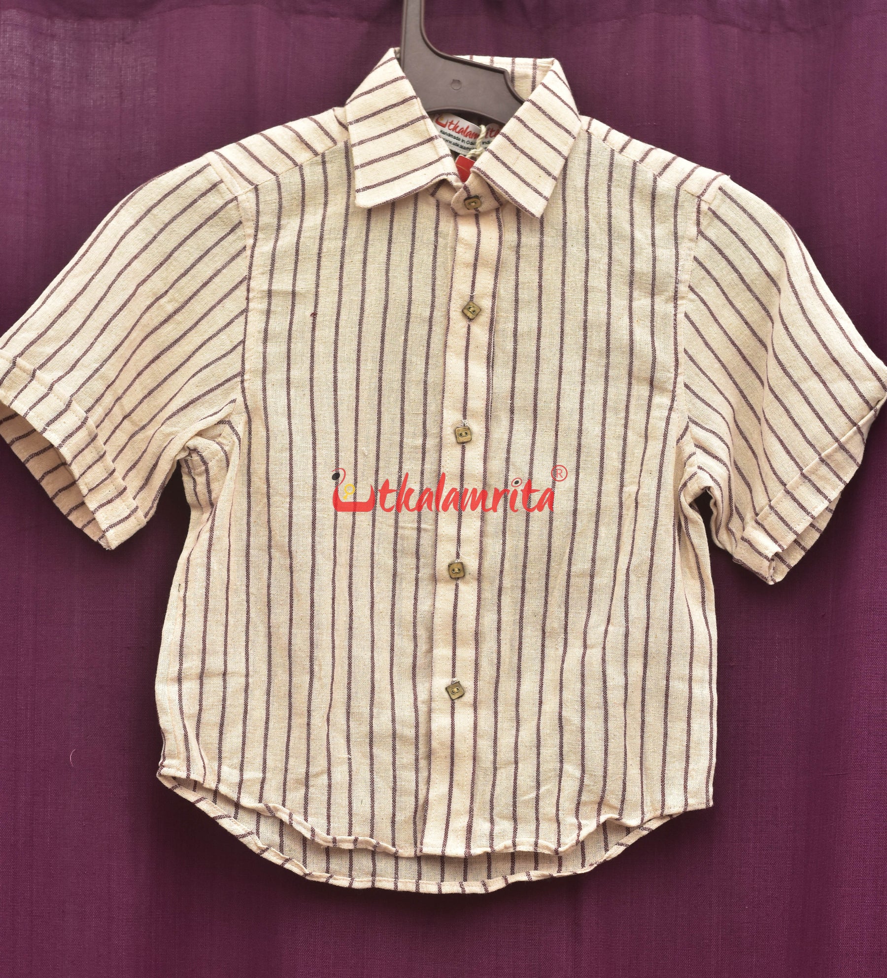 Kotpad Stripes White (Kids's Shirt)