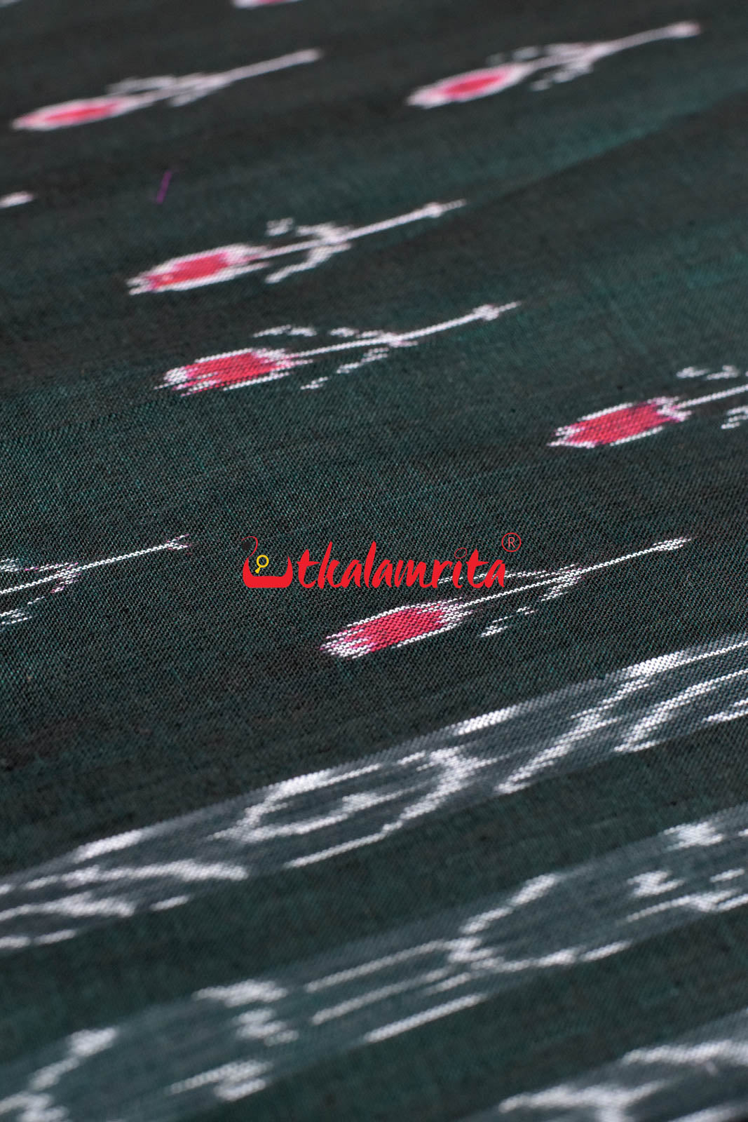 Green Labanga Bandha with Border (Fabric)