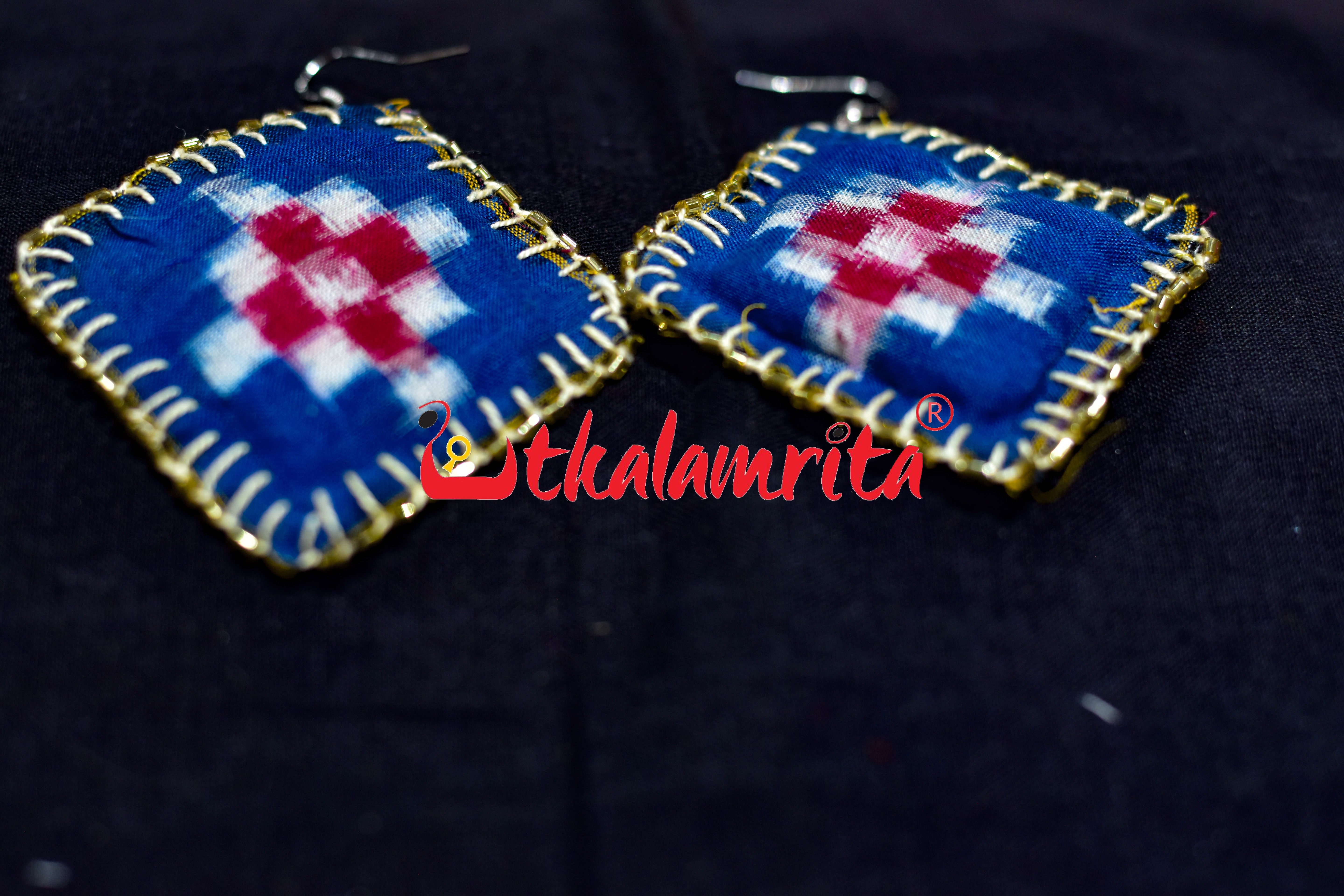 Blue Pasapali Thikiri Earrings