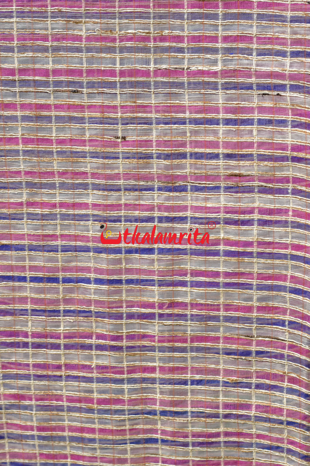 Pink & Violet Silk (Dupatta)
