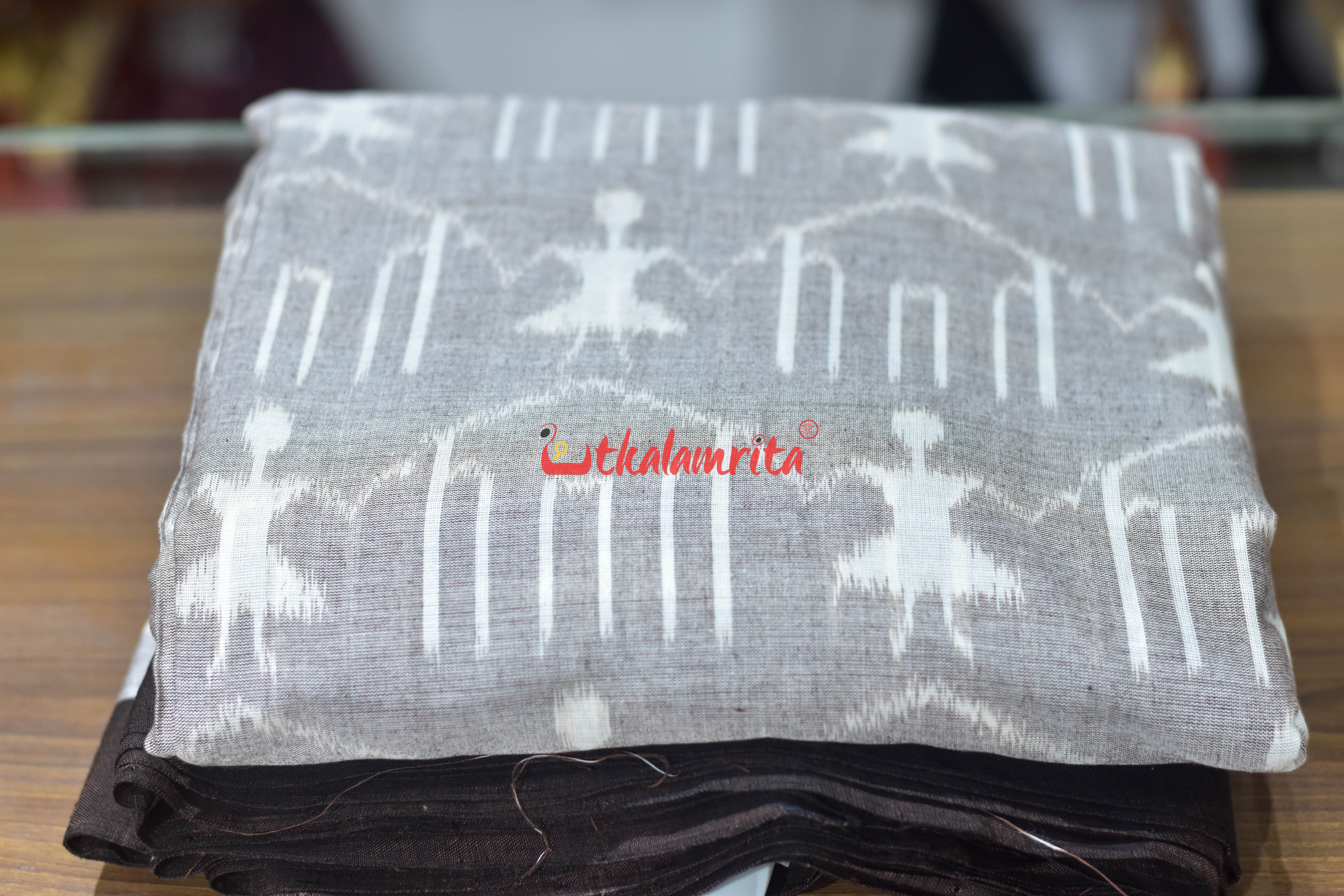 Beach Tribal House Ikat Cotton (Fabric)