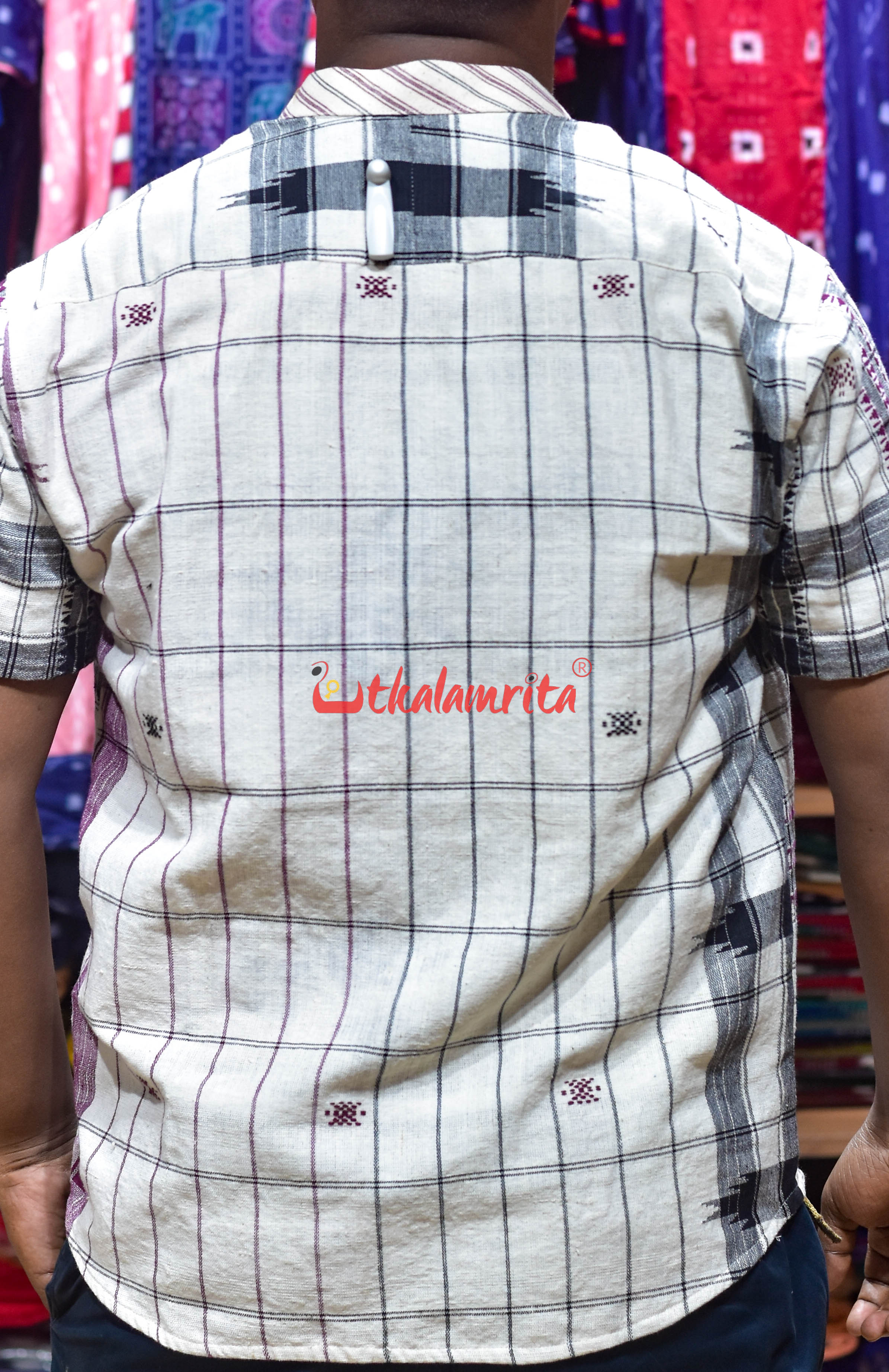 Off White Ganga Jamuna (Men's Shirt)