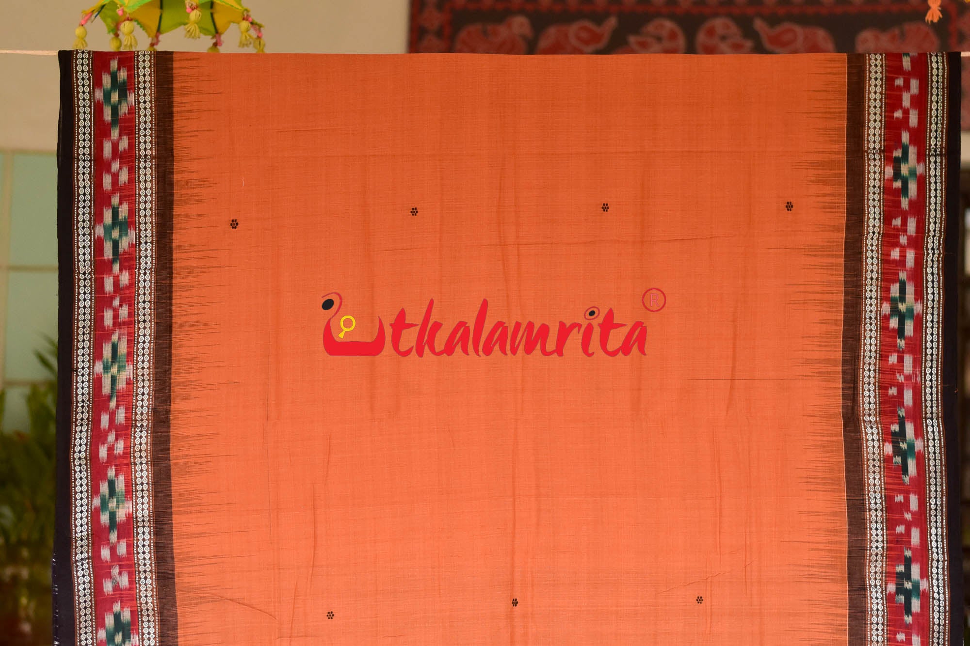Maati Rekha Buti Khandua Cotton Saree