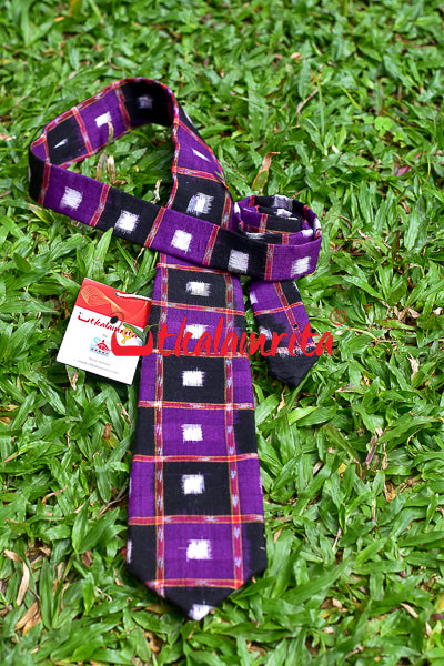 Purple Black Bandha ( Tie)