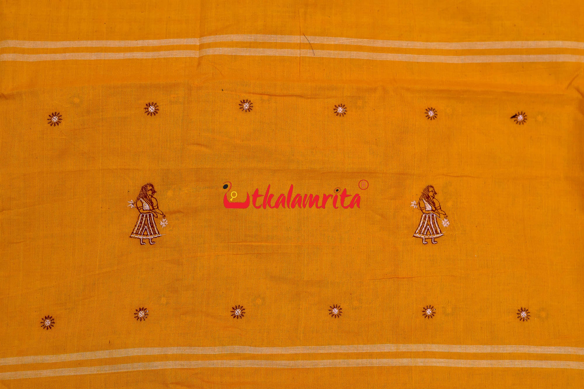 Maroon Yellow Doll Bomkai Dress Set