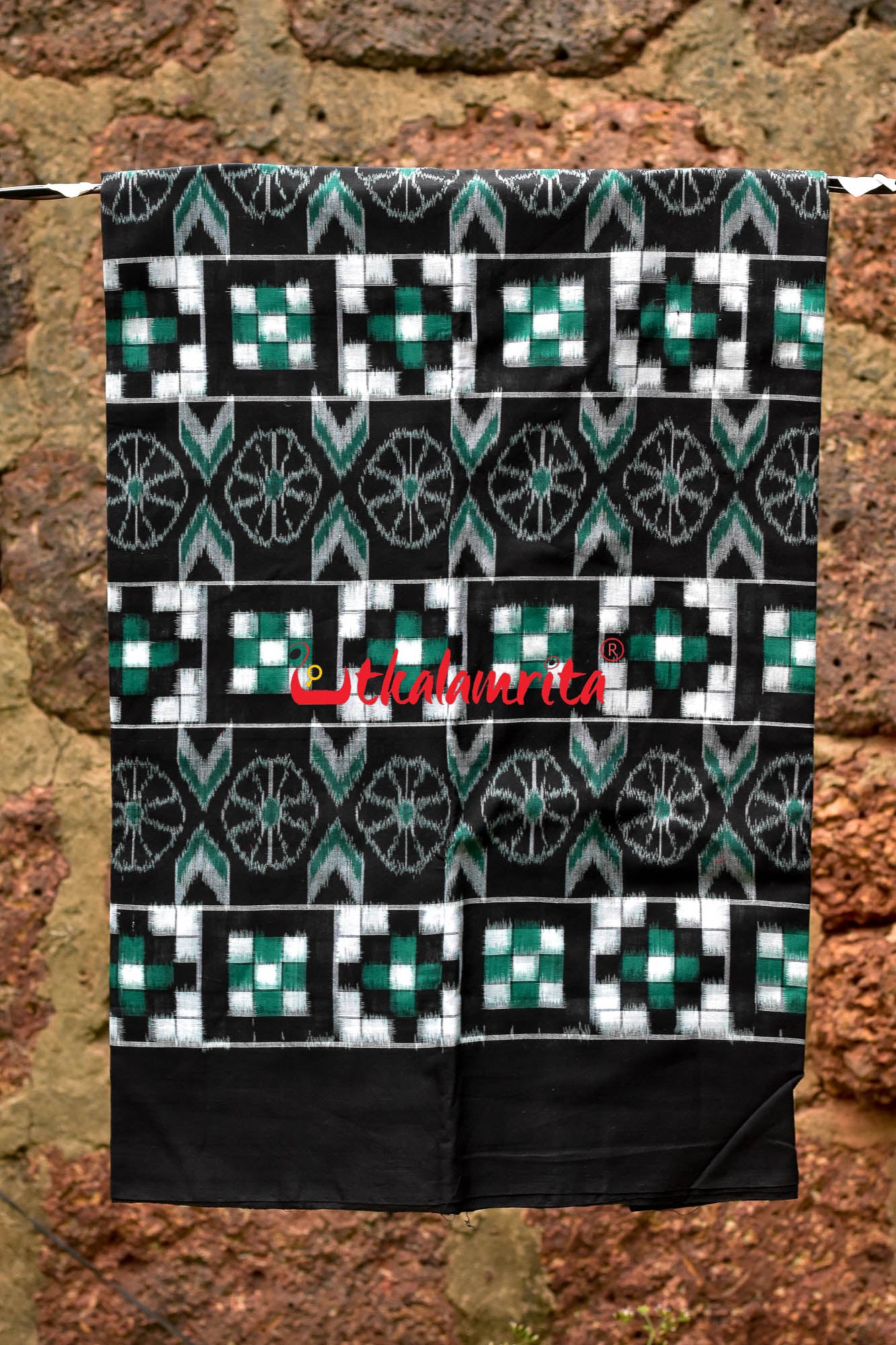 Pasapali Green Black White Dress Set