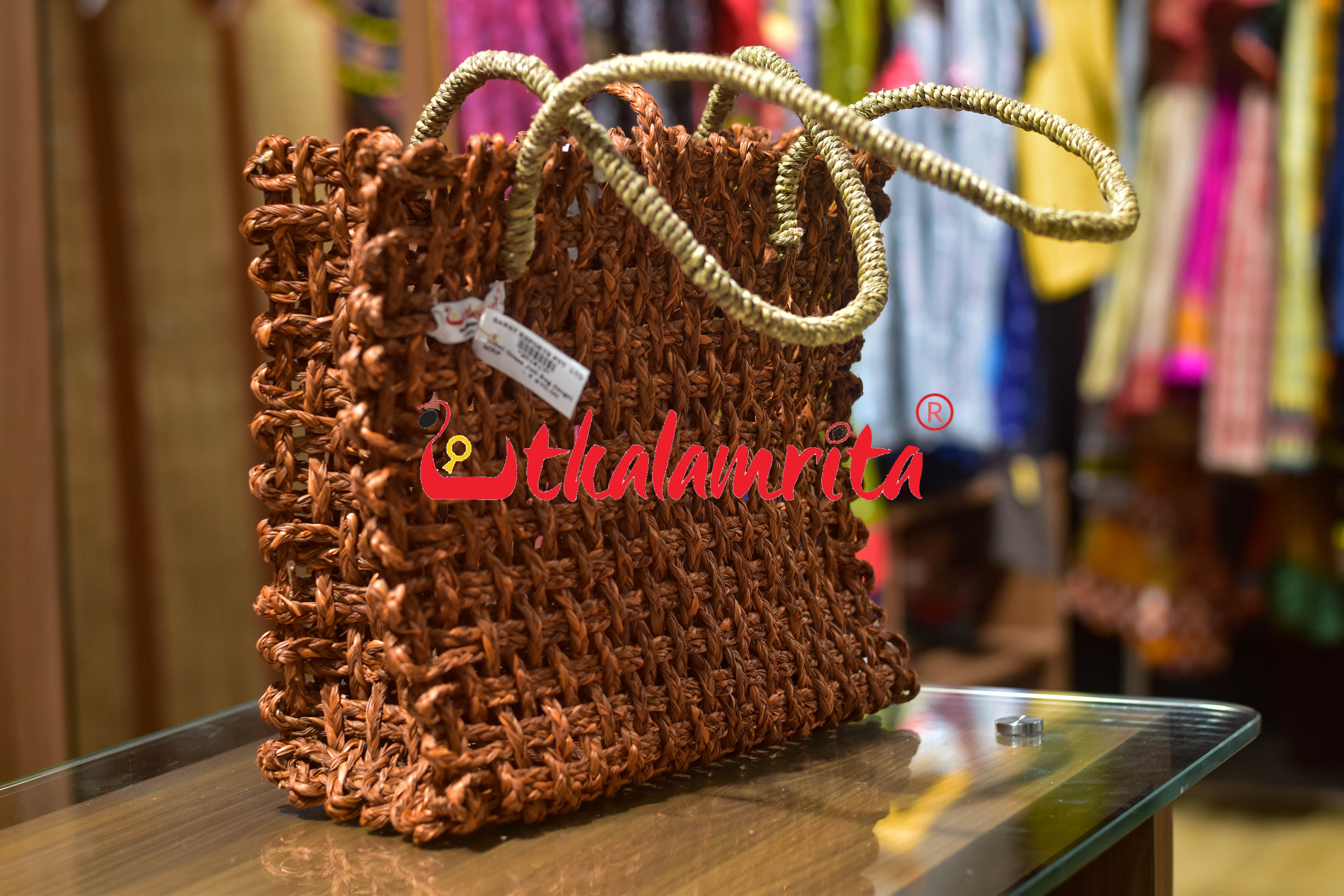 Sabai Grass Jali Bag (large)