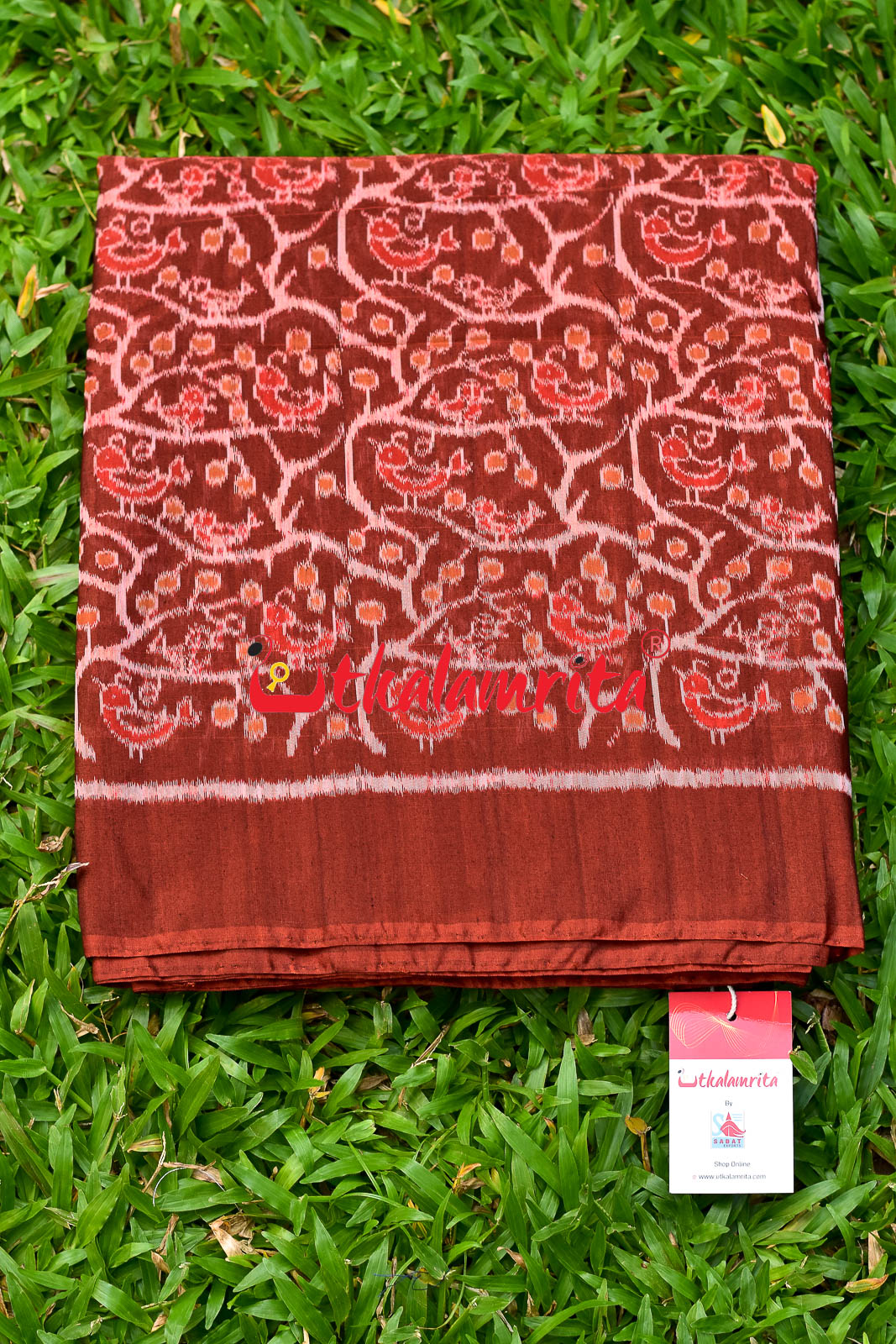Maroon Chadhei Mix Silk (Fabric)