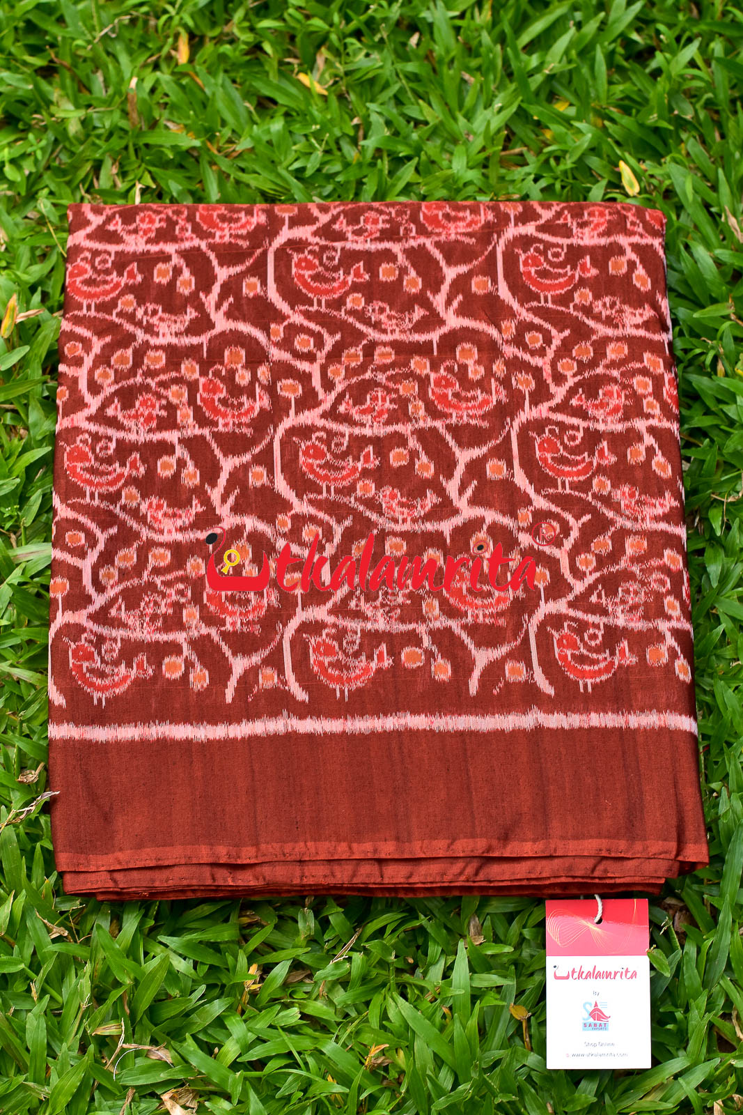 Maroon Chadhei Mix Silk (Fabric)