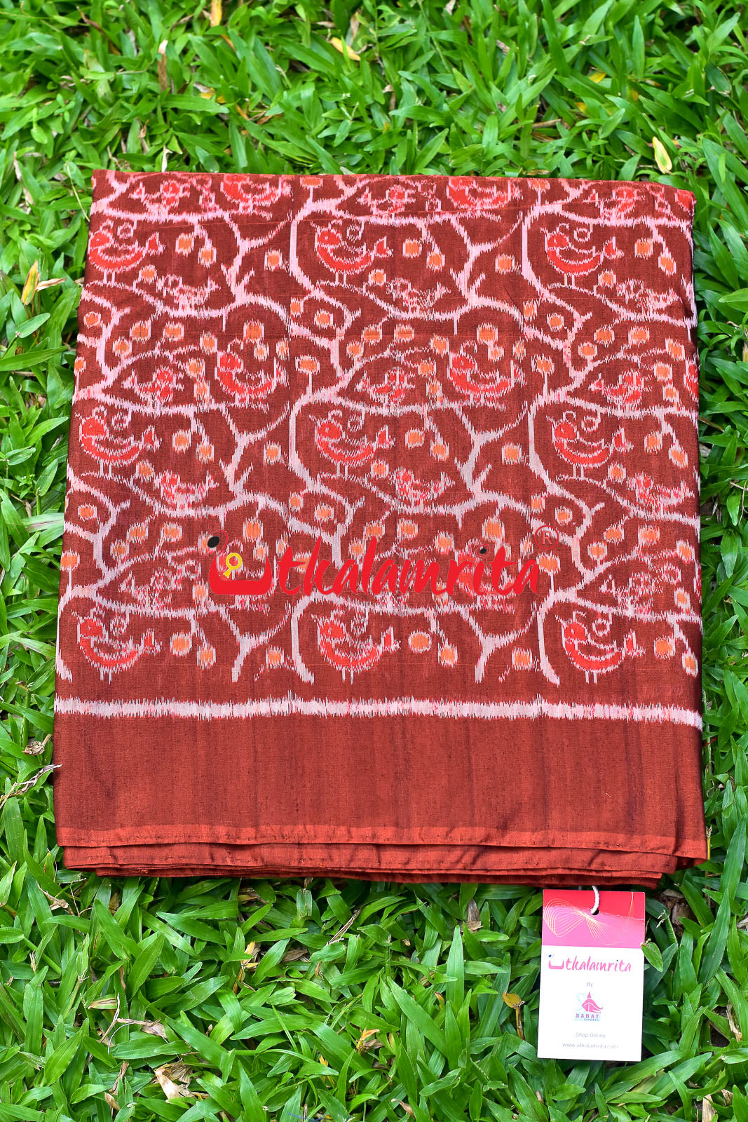 Maroon Chadhei Mix Silk (Fabric)
