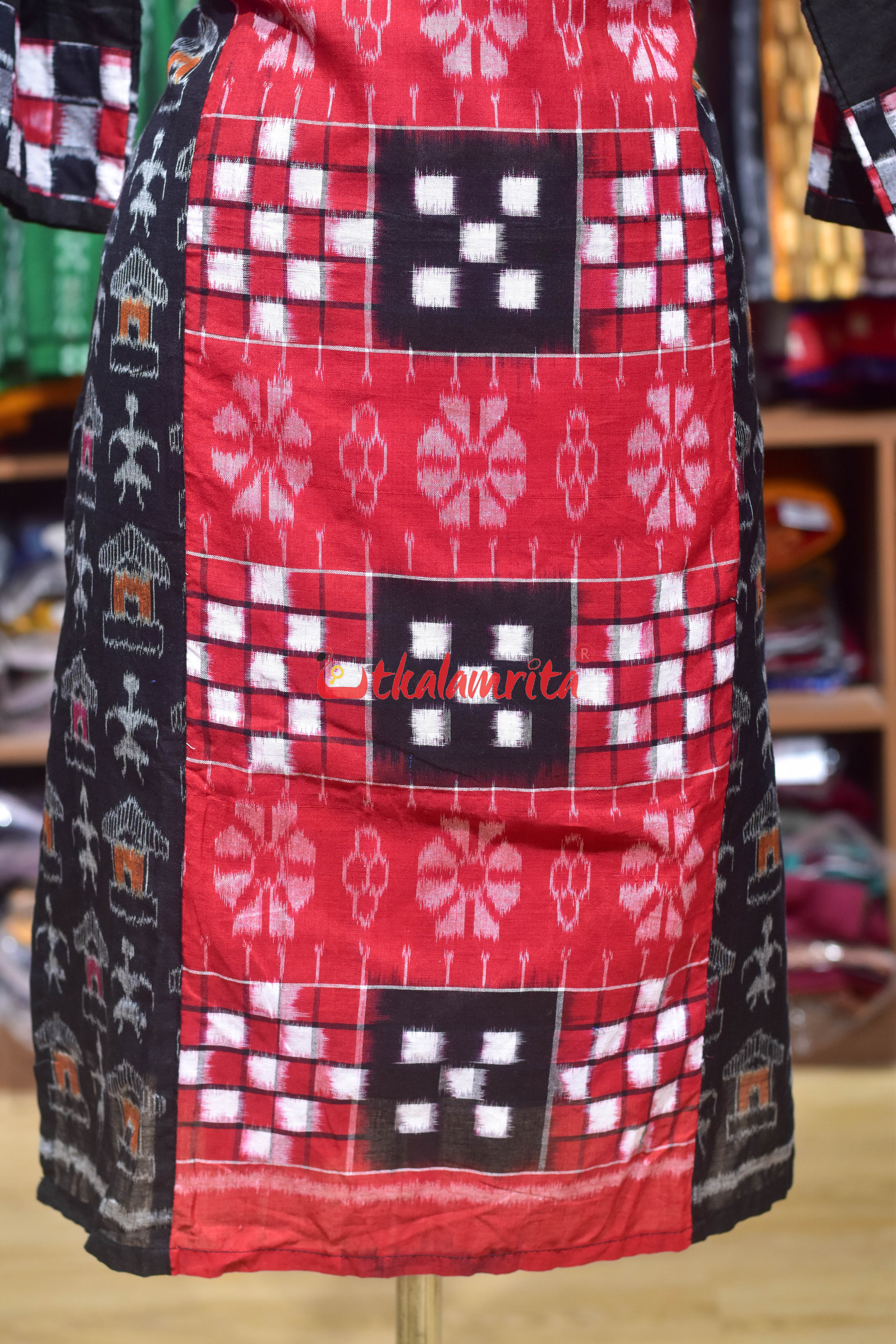 Rakta Pushpa Pasapali Ladies kurta