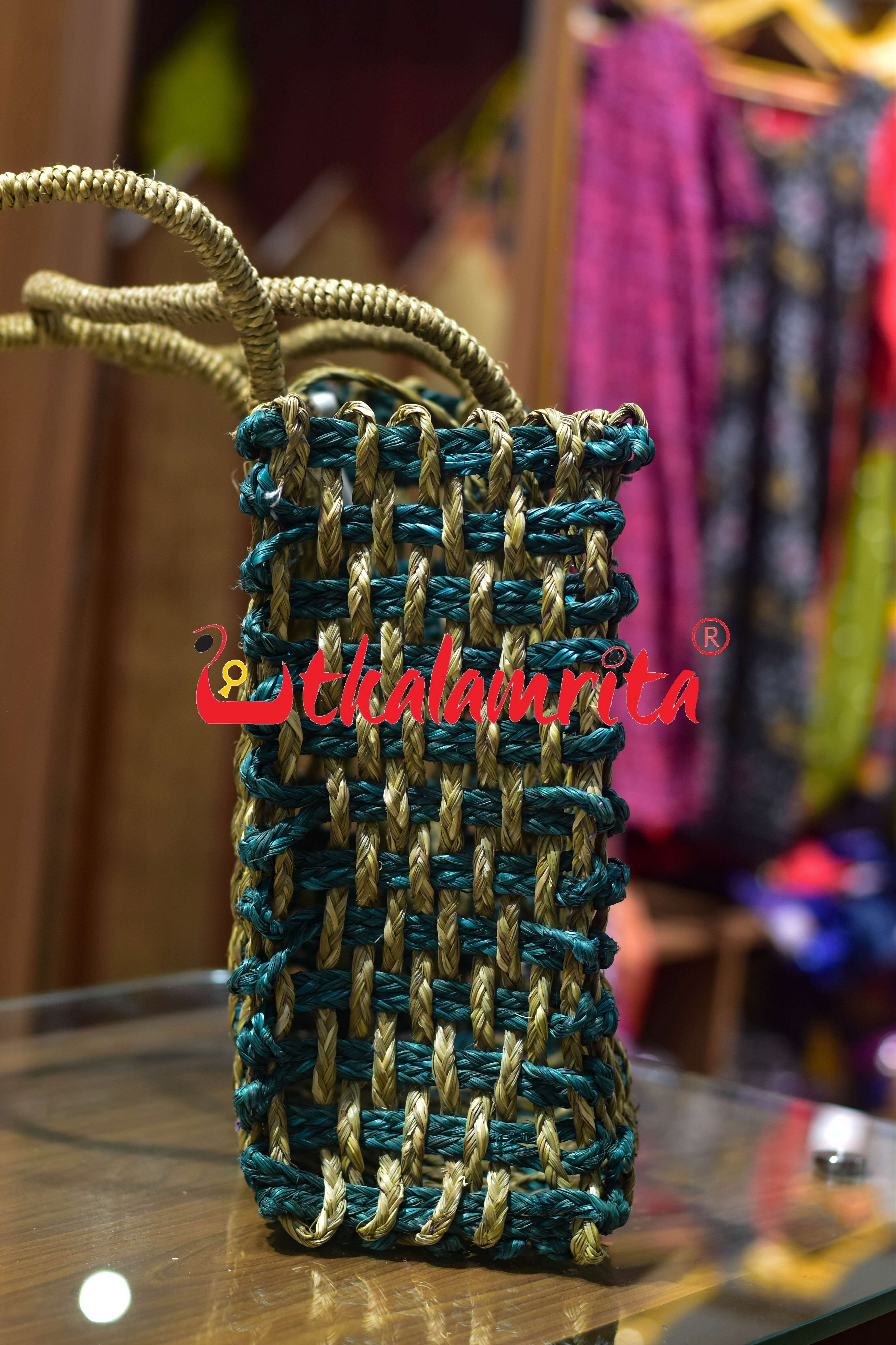 Sabai Grass Jali Bag (large)