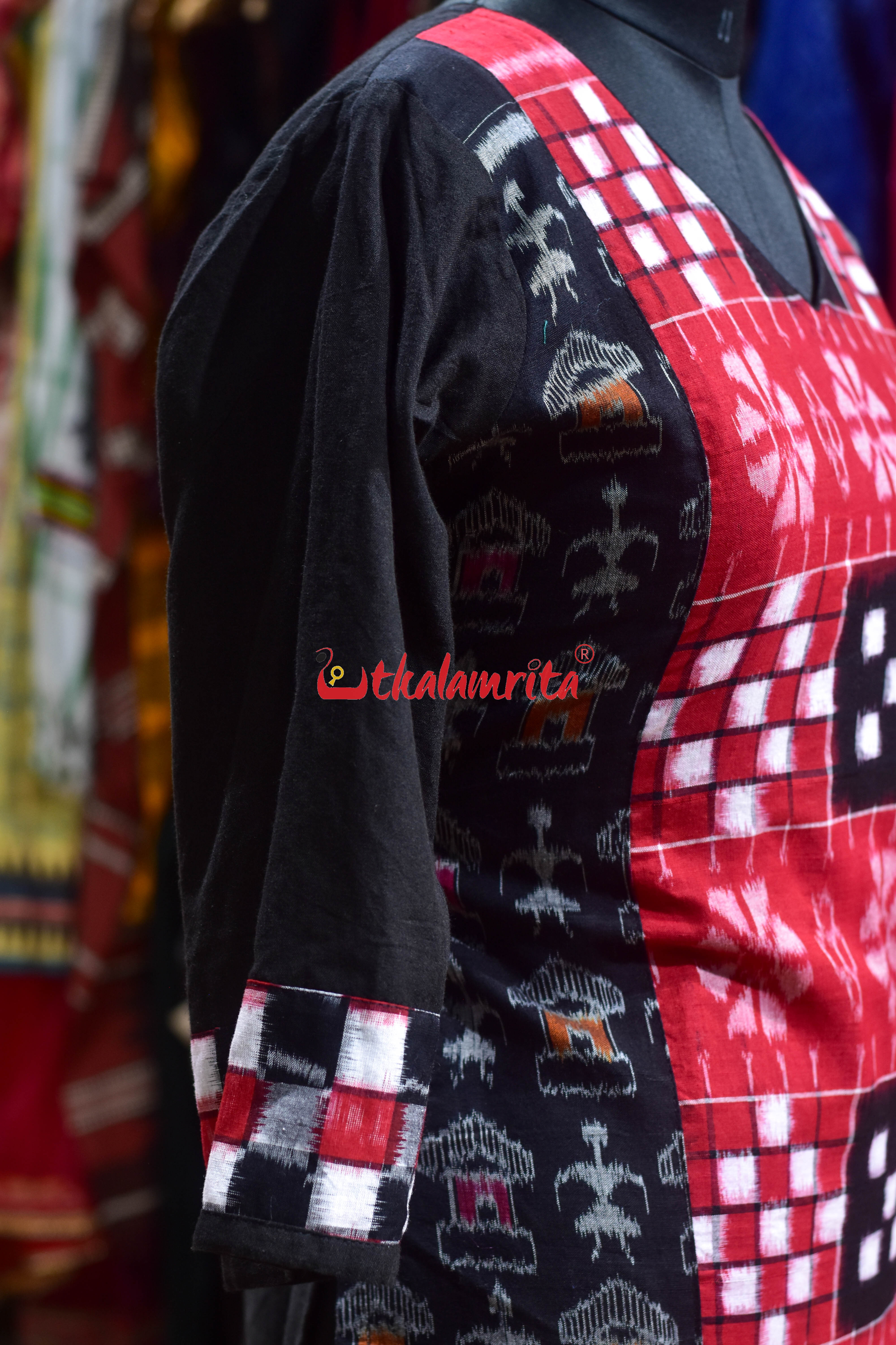 Rakta Pushpa Pasapali Ladies kurta