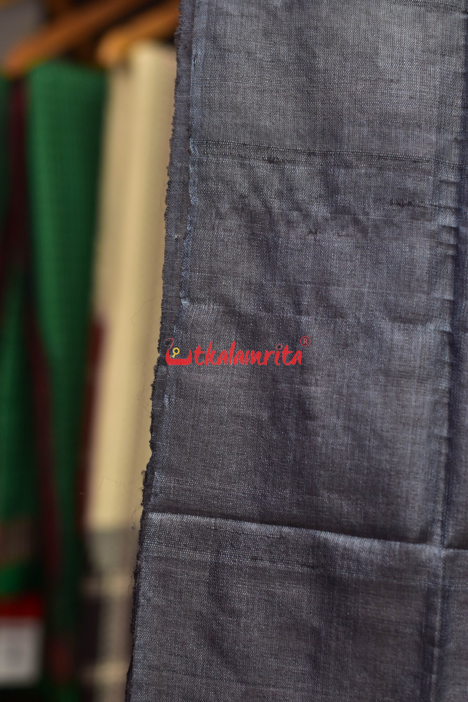 Ash Grey Dia Tussar (Stole)