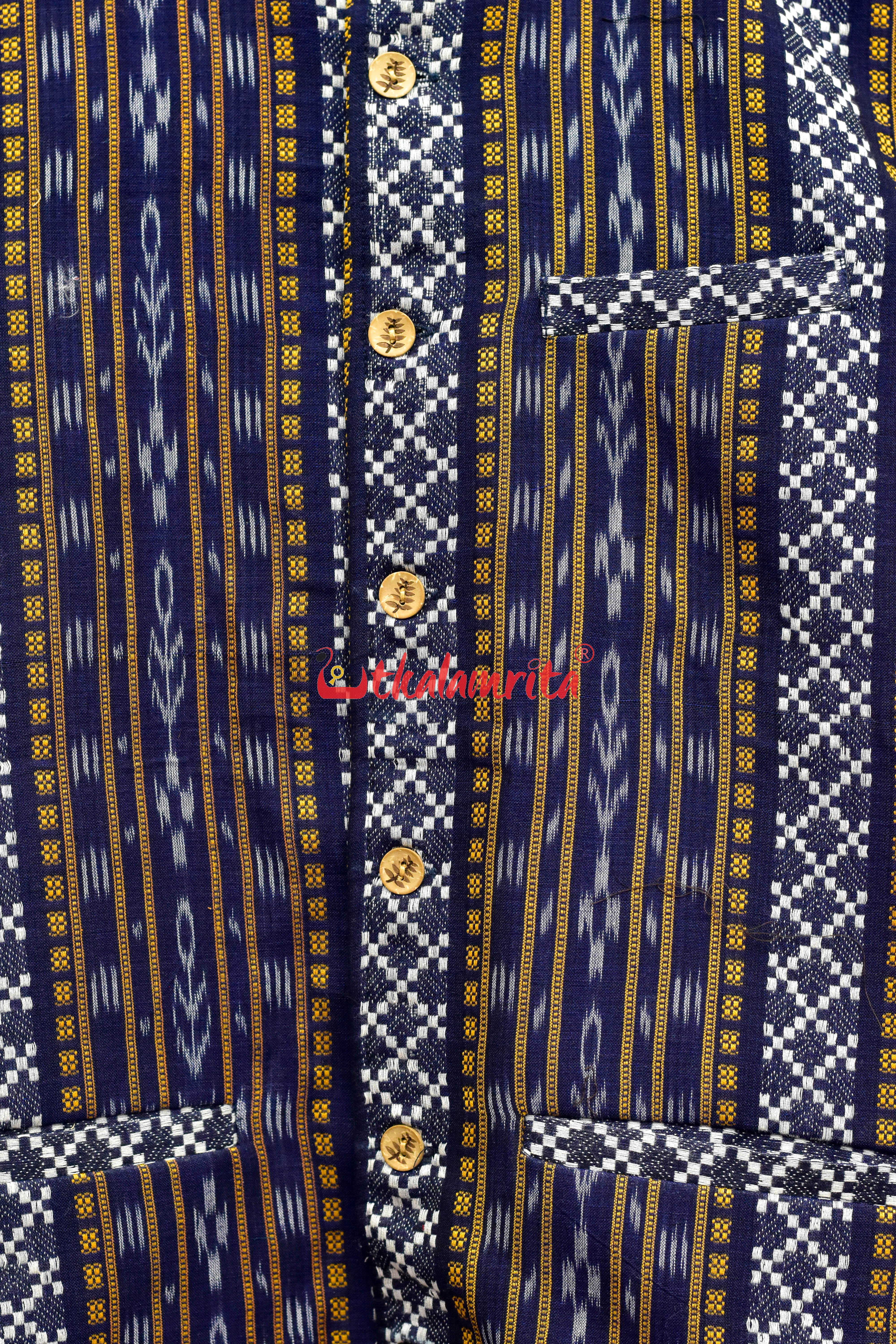 Blue Dobby Pasapali (Modi Jacket)