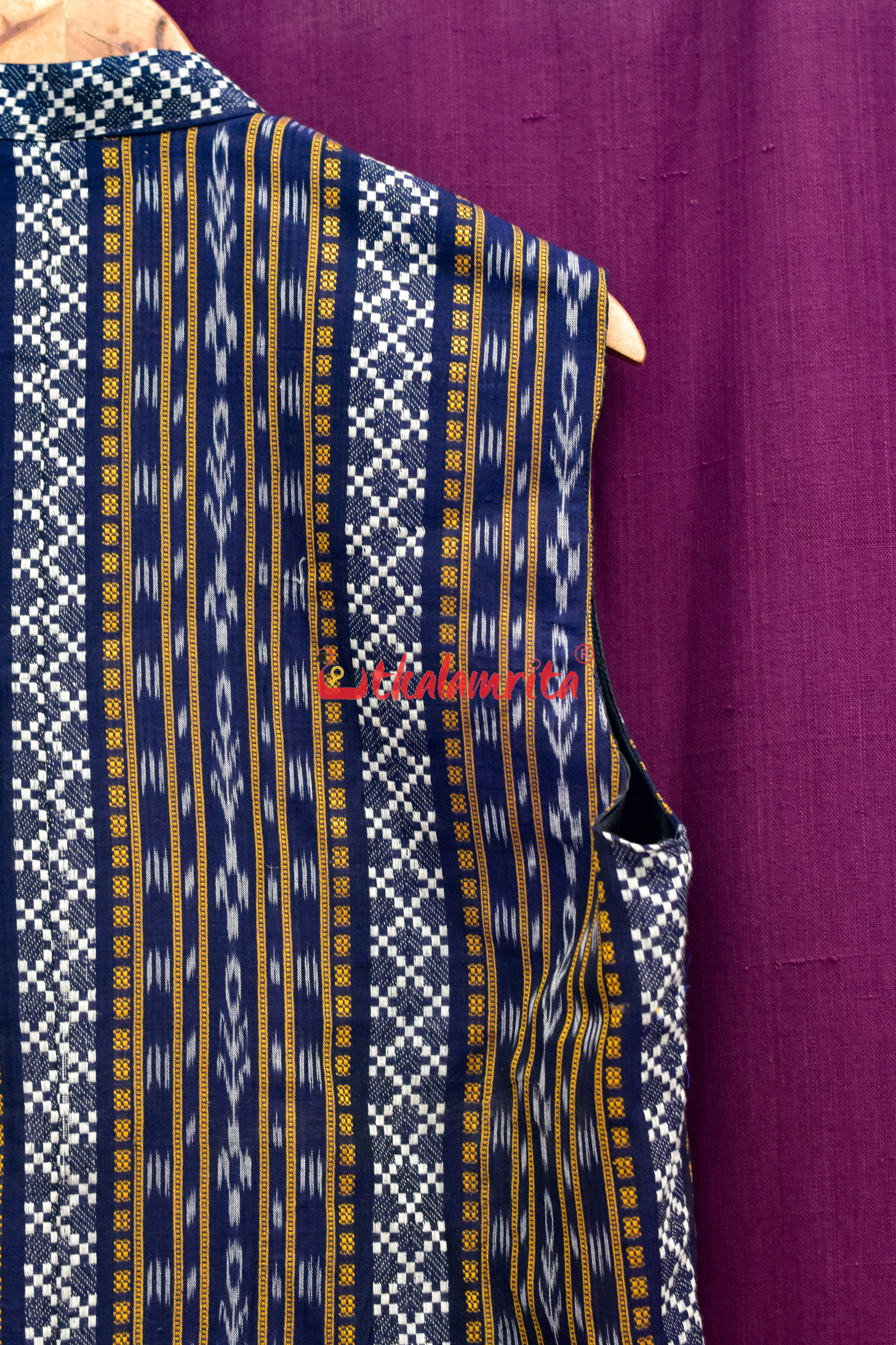 Blue Dobby Pasapali (Modi Jacket)