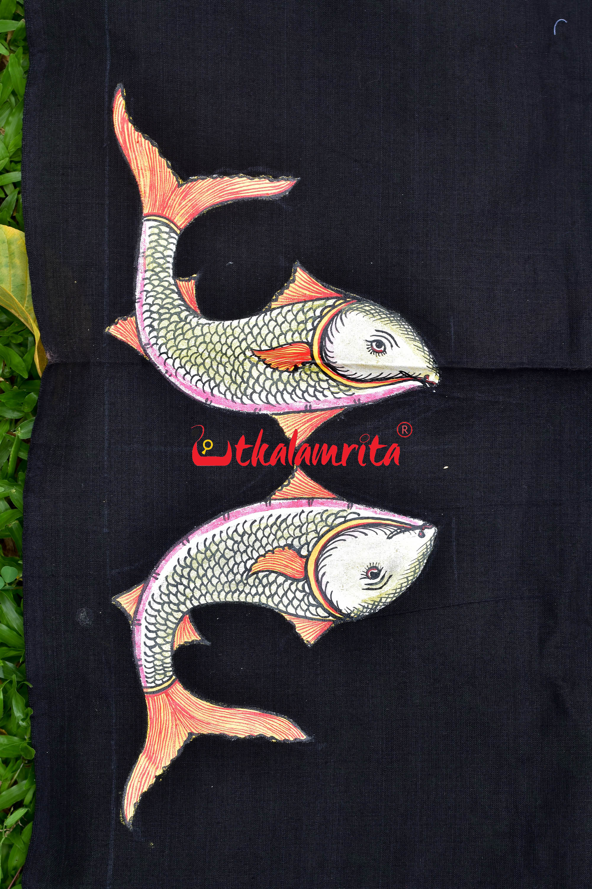 Black Blouse Piece Fish
