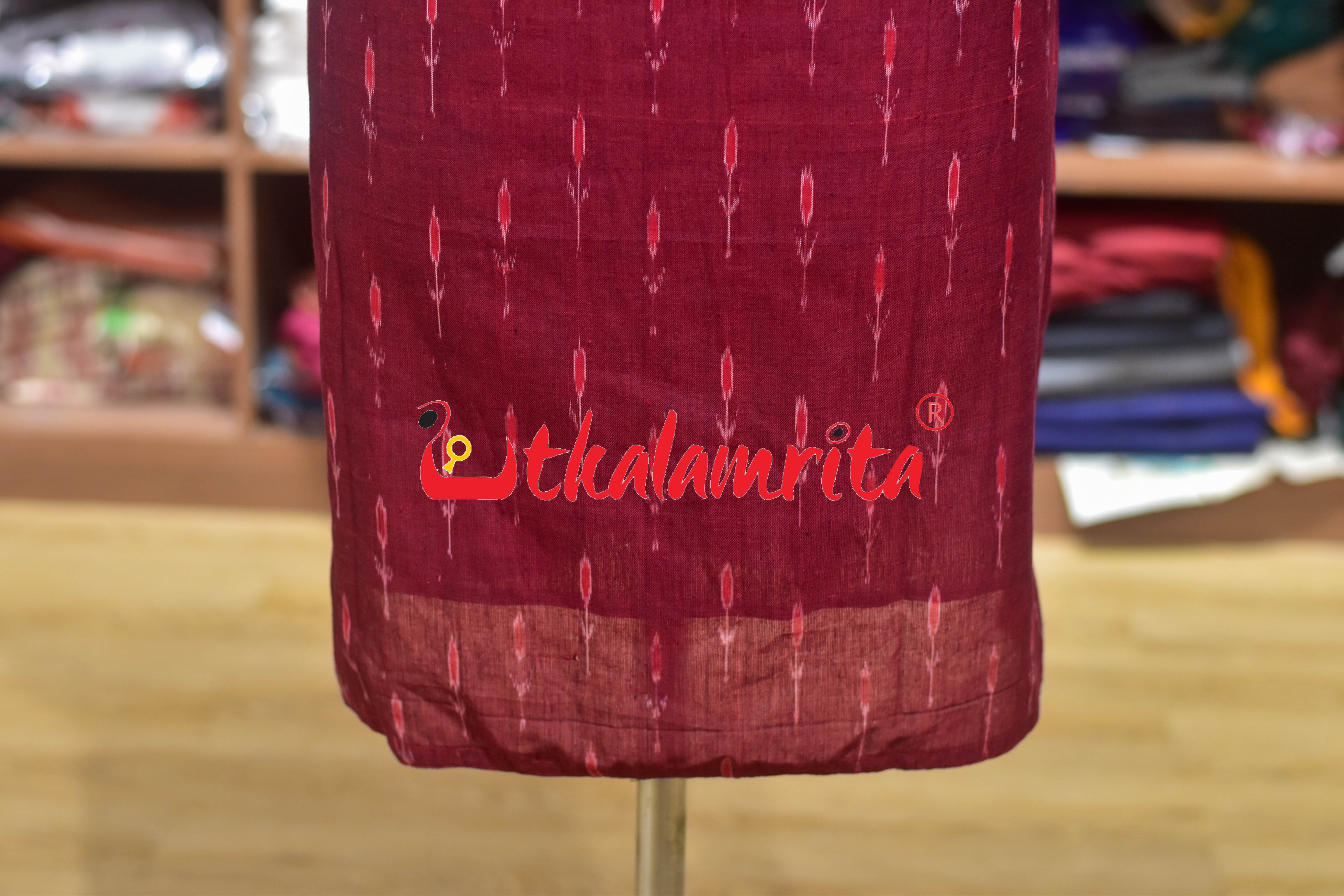 Maroon Labanga Total Pasapali (Ladies Kurti)