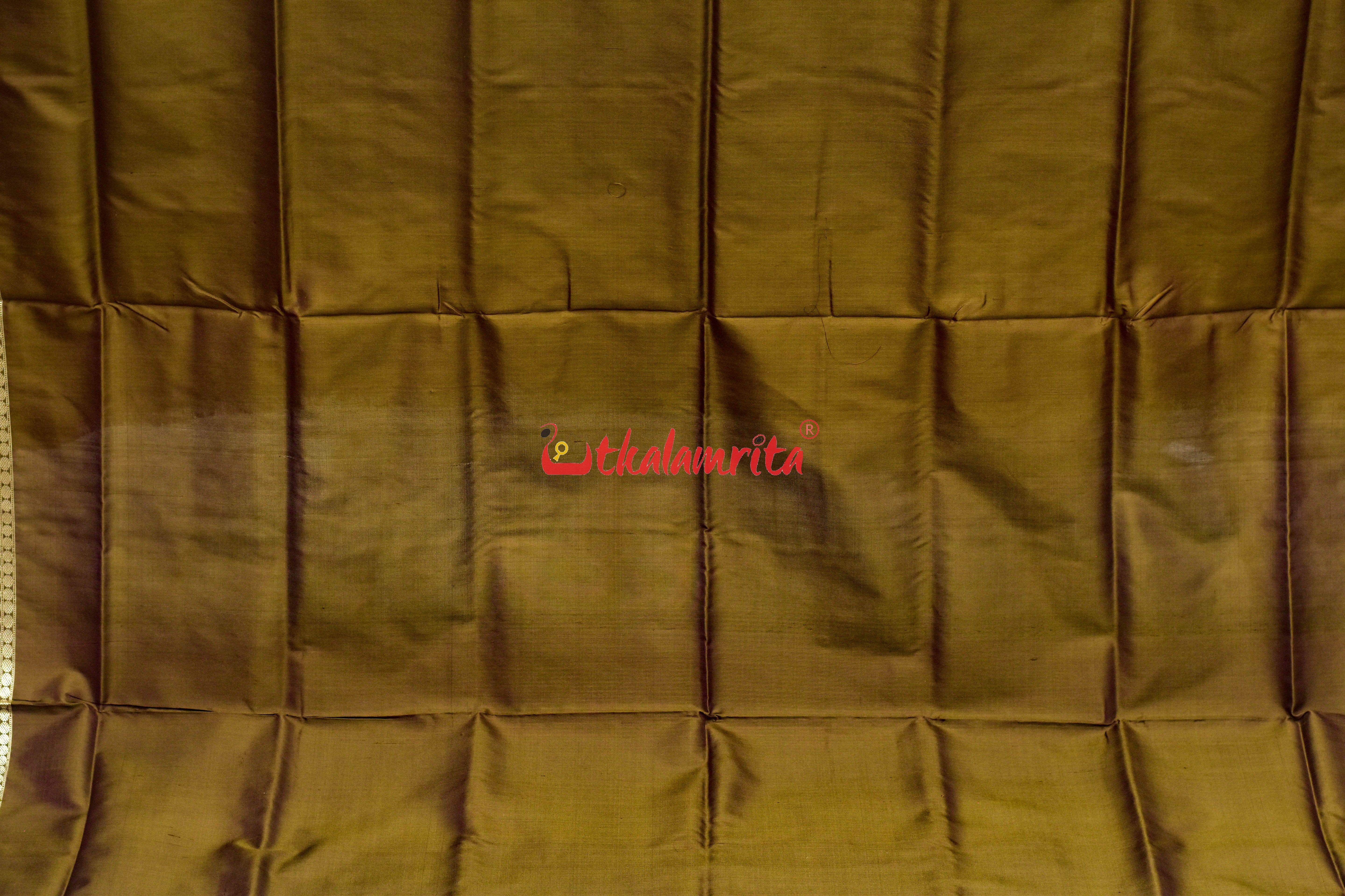 Box Bomkai Peach Janhiphuliya Bomkai Silk Saree