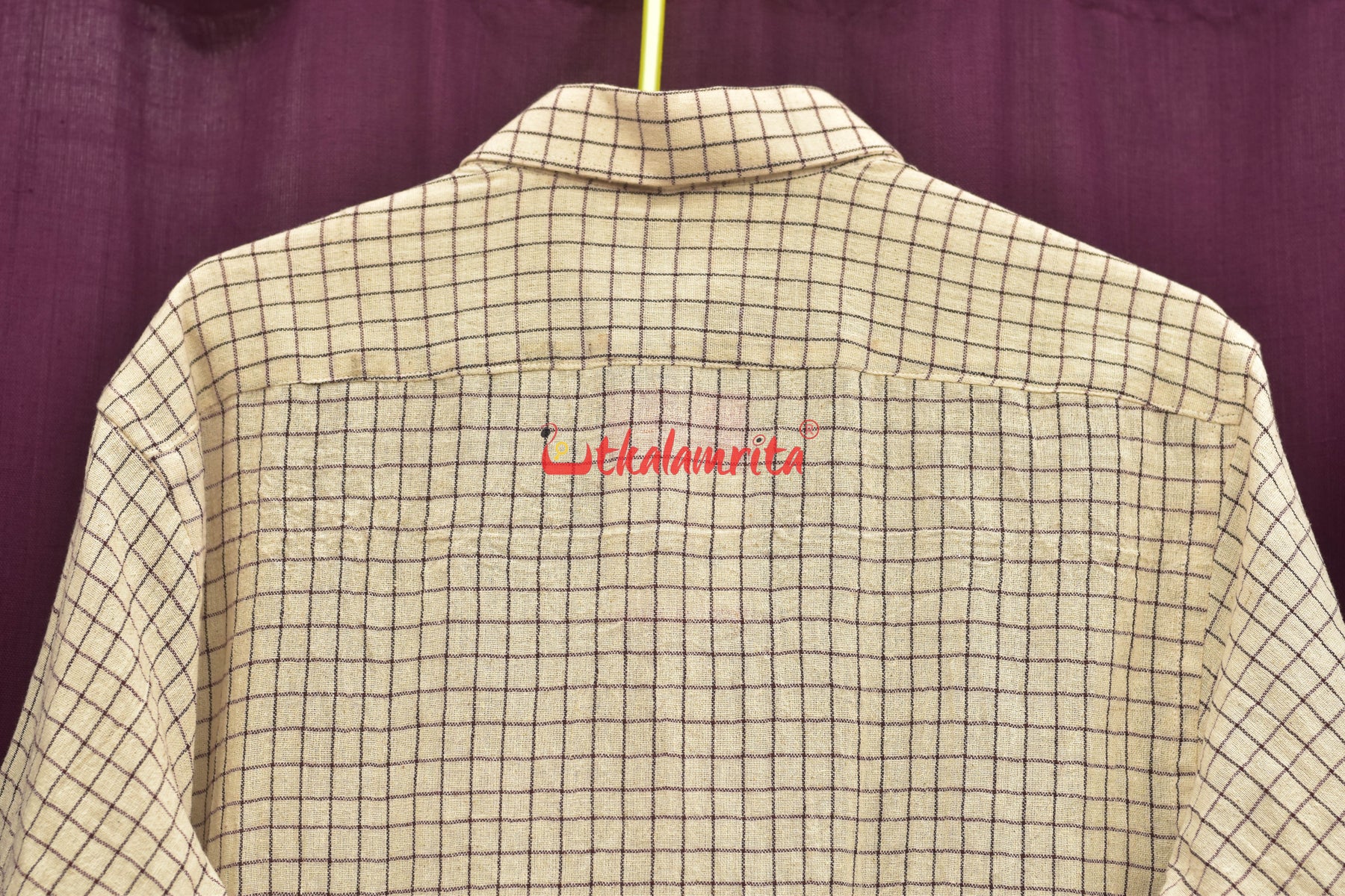 Kotpad Blue White Small Checks (Half Shirt)