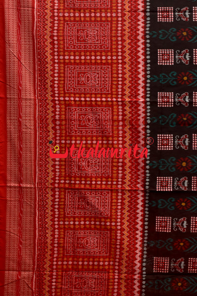 Half Half Bandha Pasapali Cotton Saree