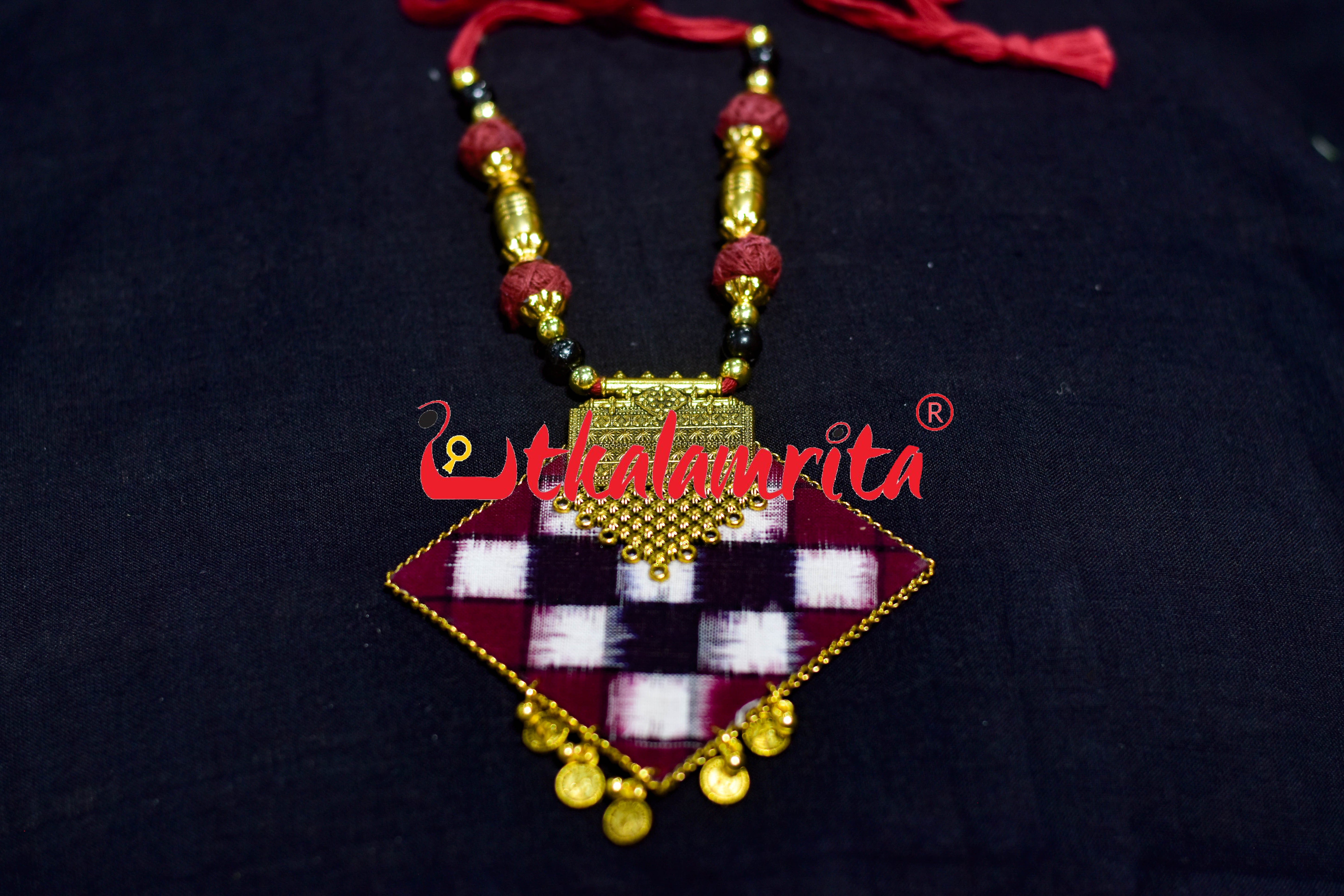 RBW Thikiri Pasapali Golden Big Necklace Set