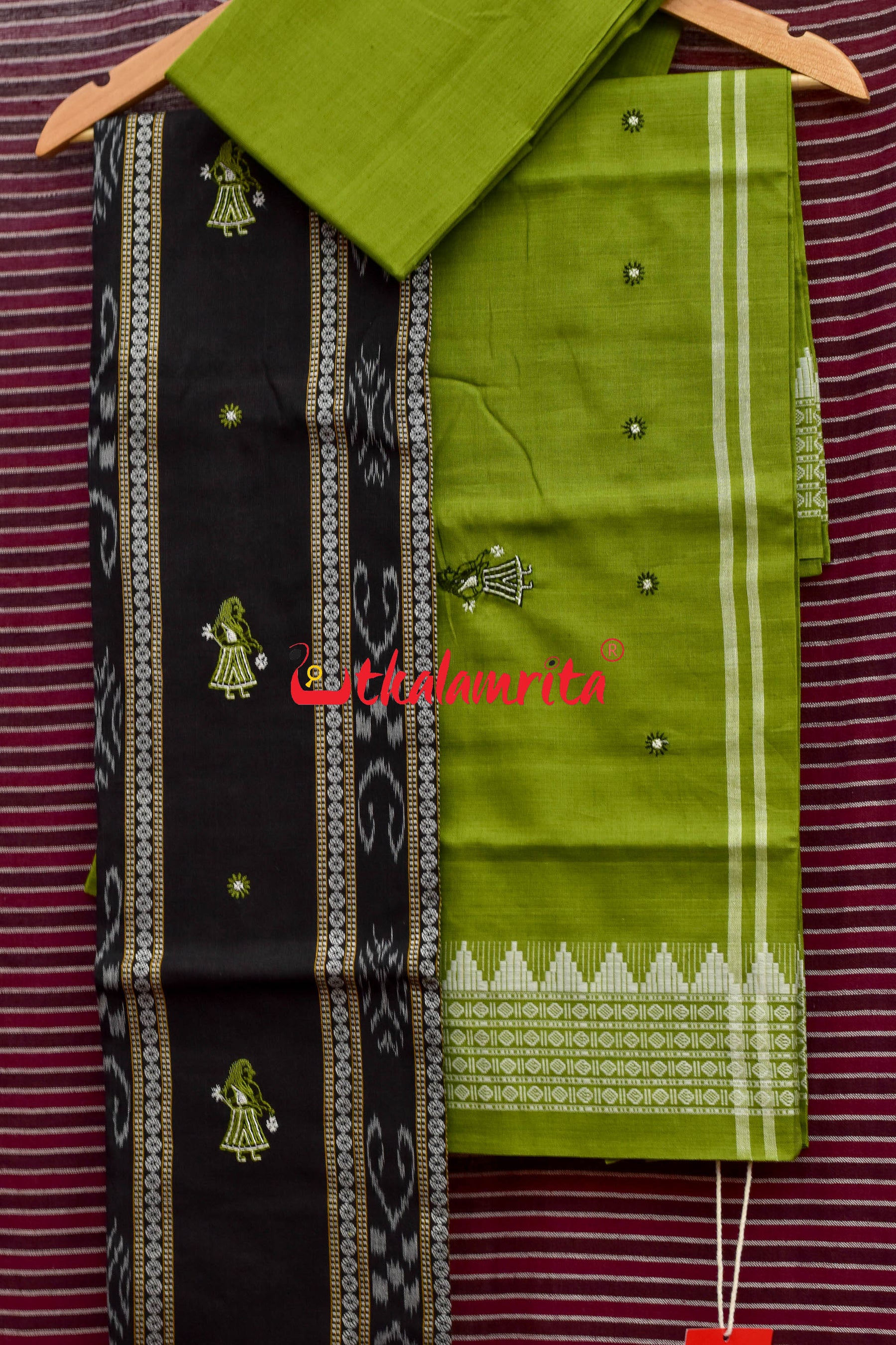 Black Mehendi Doll Bomkai Dress Set
