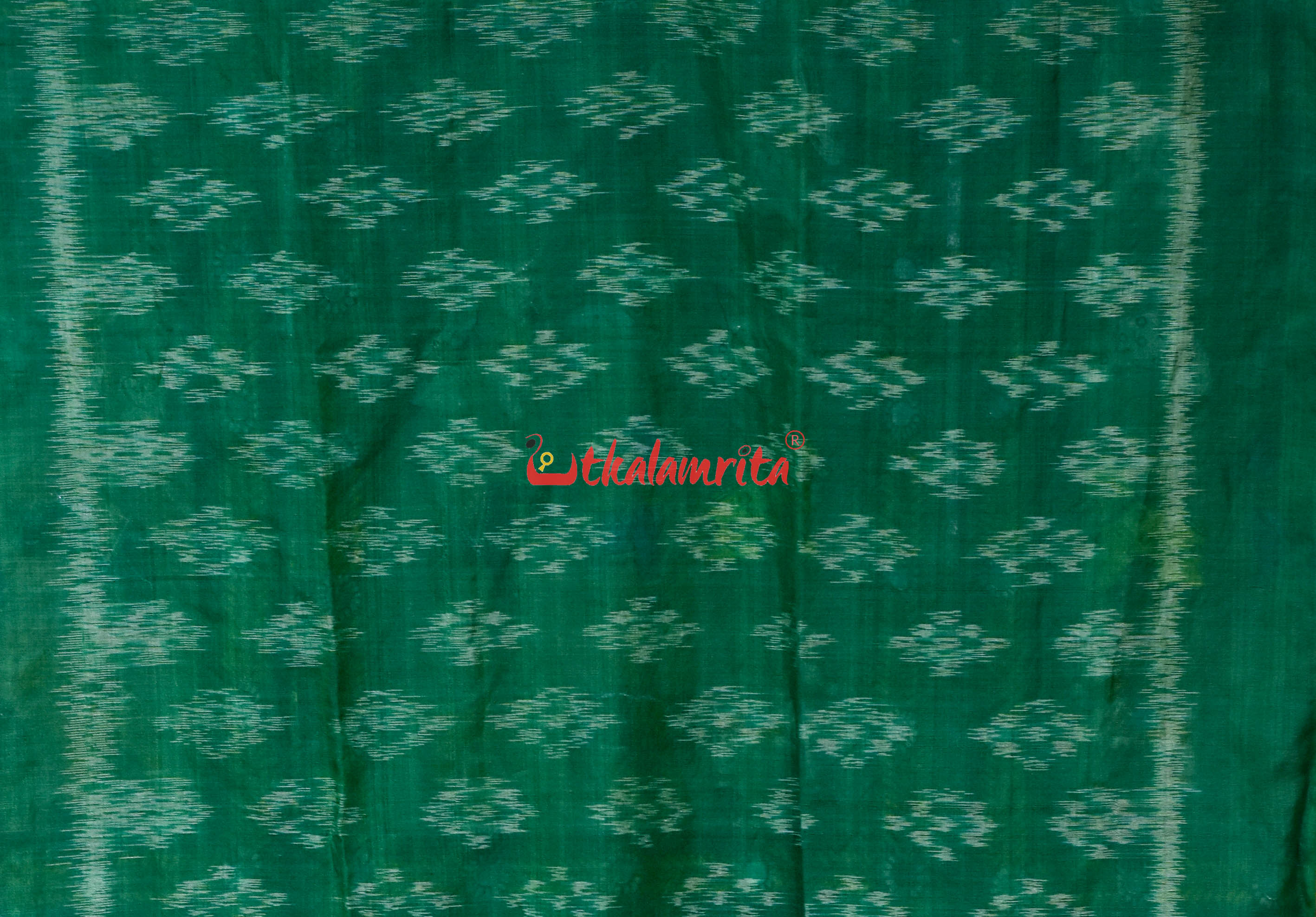 Green Pasapali Body Bandha Khandua Cotton (Dupatta)