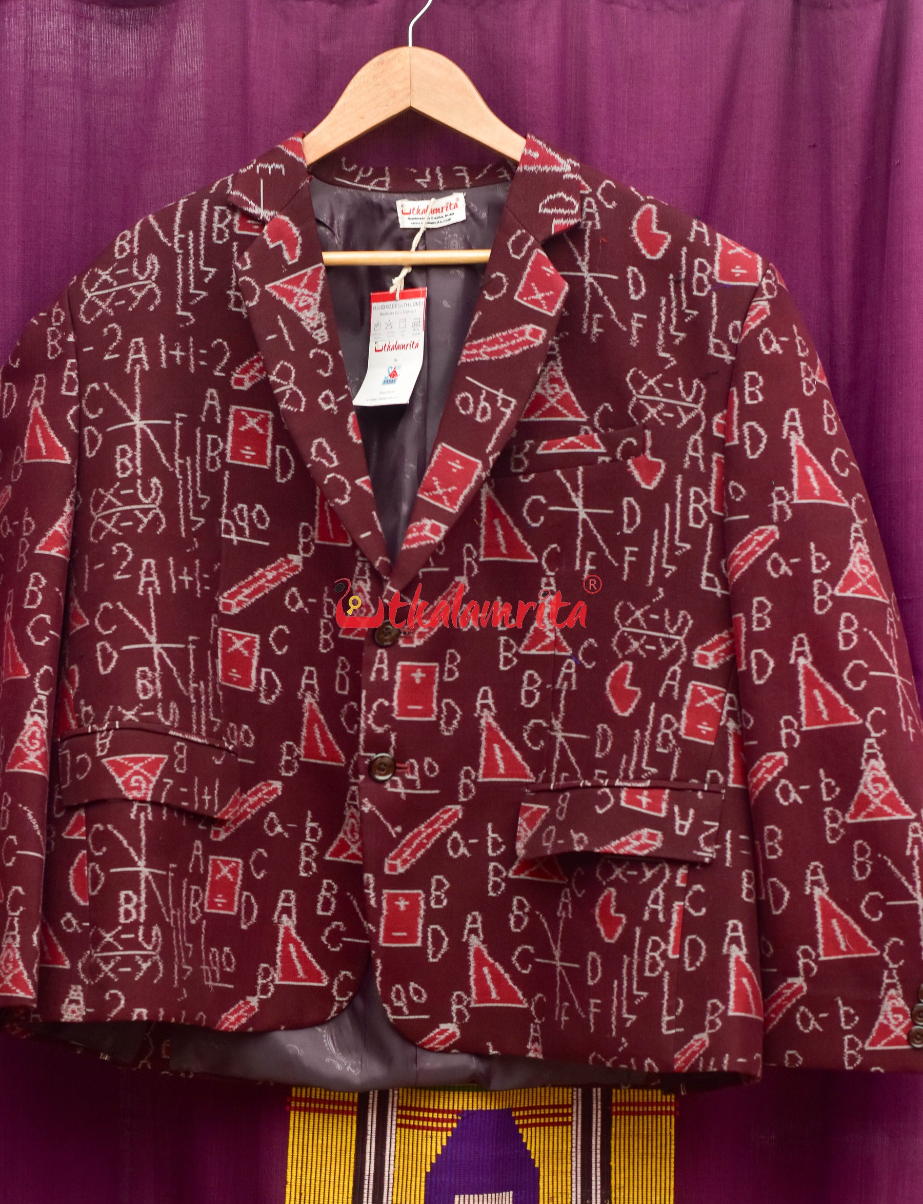 Coffee Math Cotton (Men's Blazer)