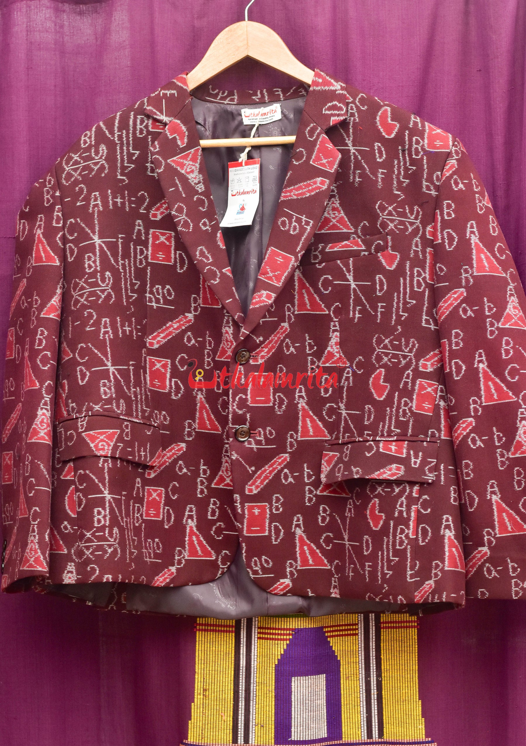 Coffee Math Cotton (Men's Blazer)