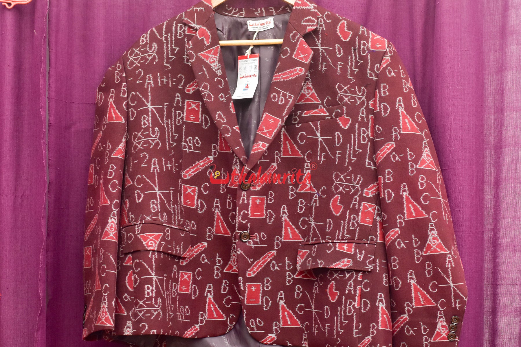 Coffee Math Cotton (Men's Blazer)