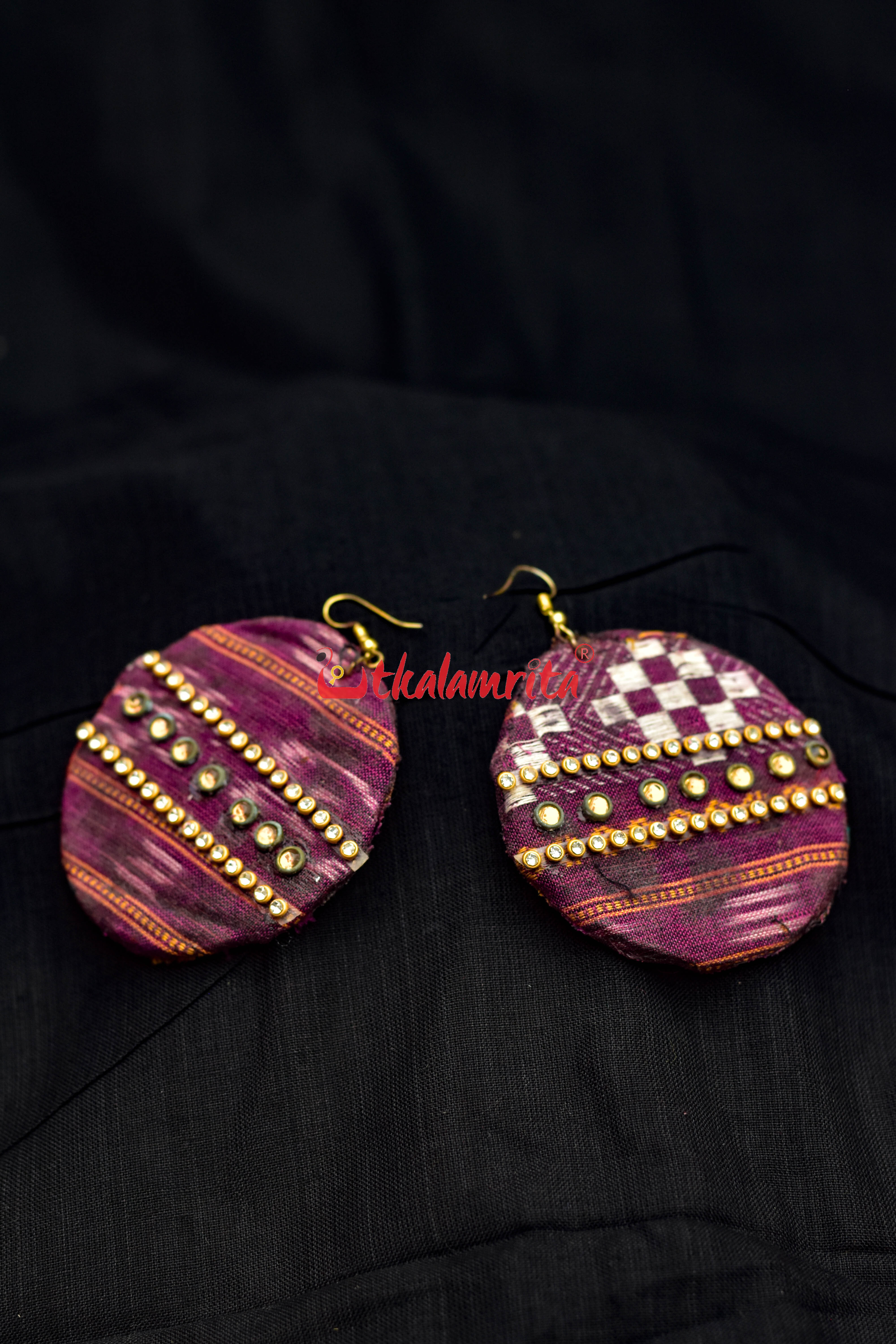 Round Dobby Pasapali Earrings