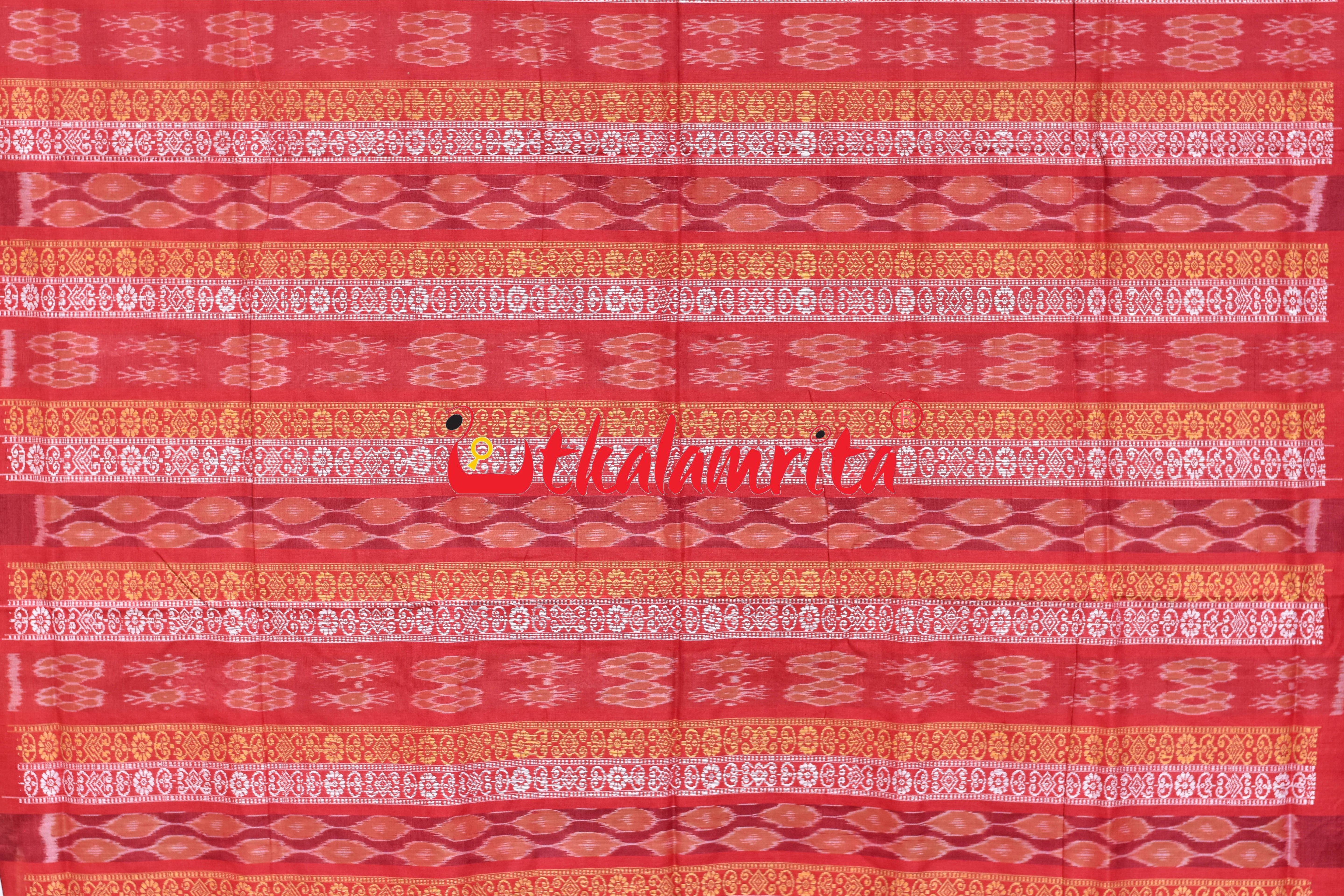 Pink Padam Bomkai Cotton Saree