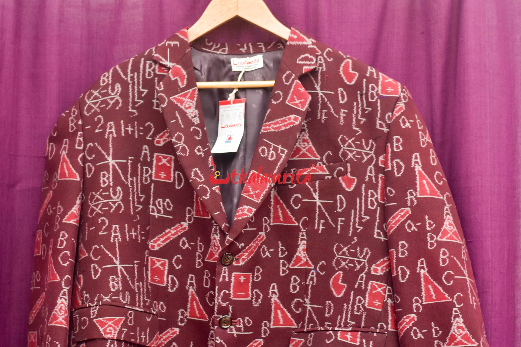 Coffee Math Cotton (Men's Blazer)