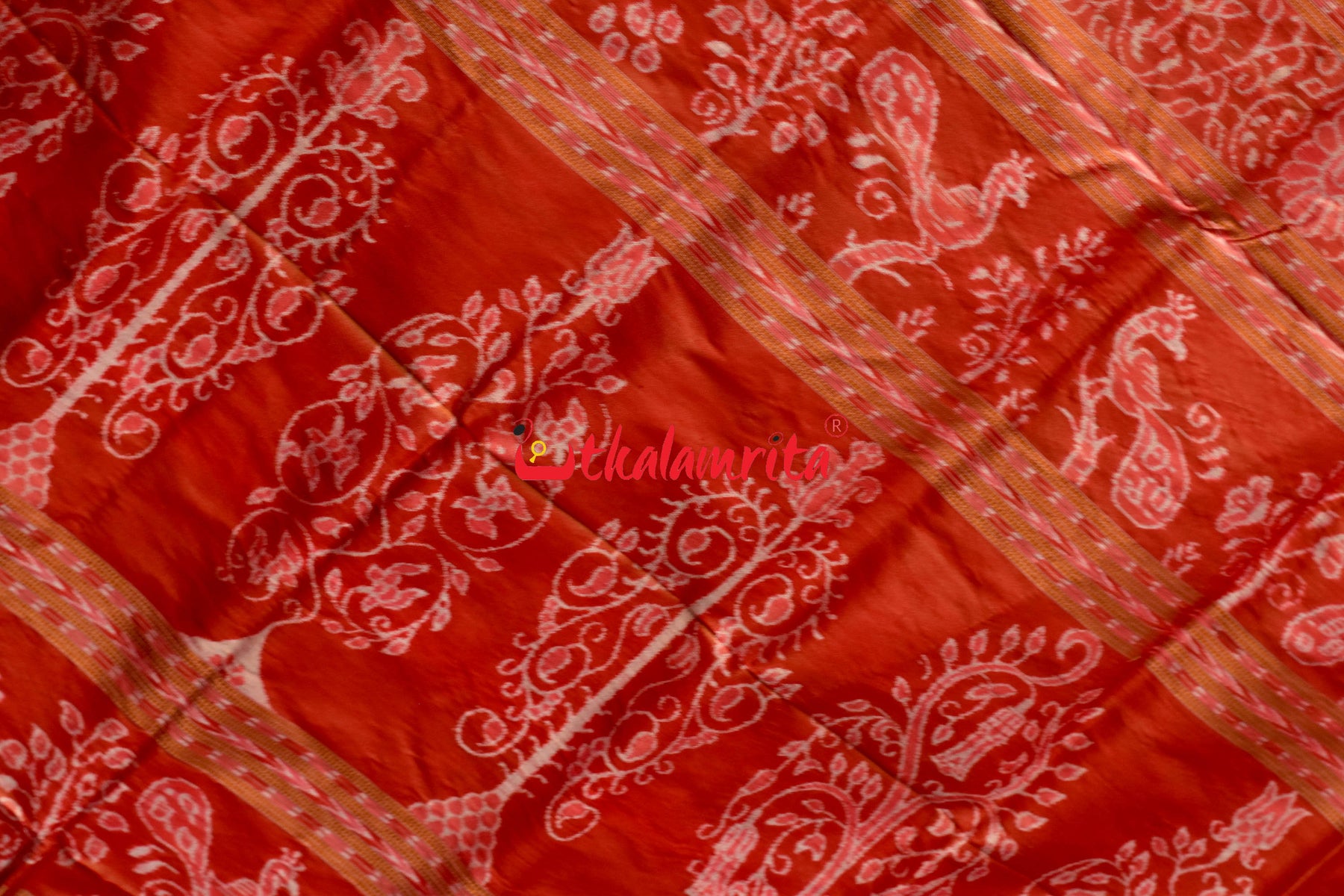 Blue Half Tissue Sankha Sambalpuri Silk