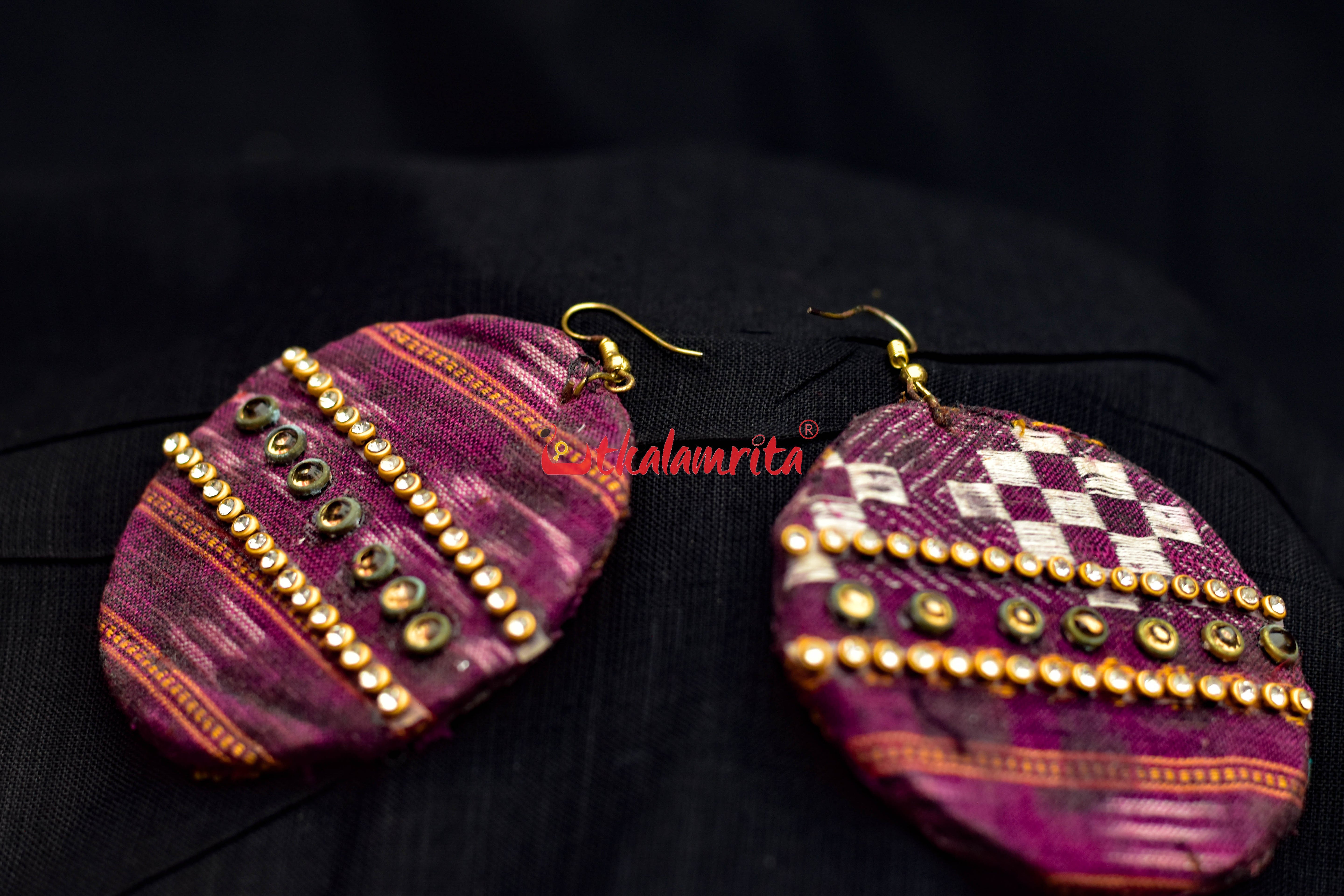 Round Dobby Pasapali Earrings