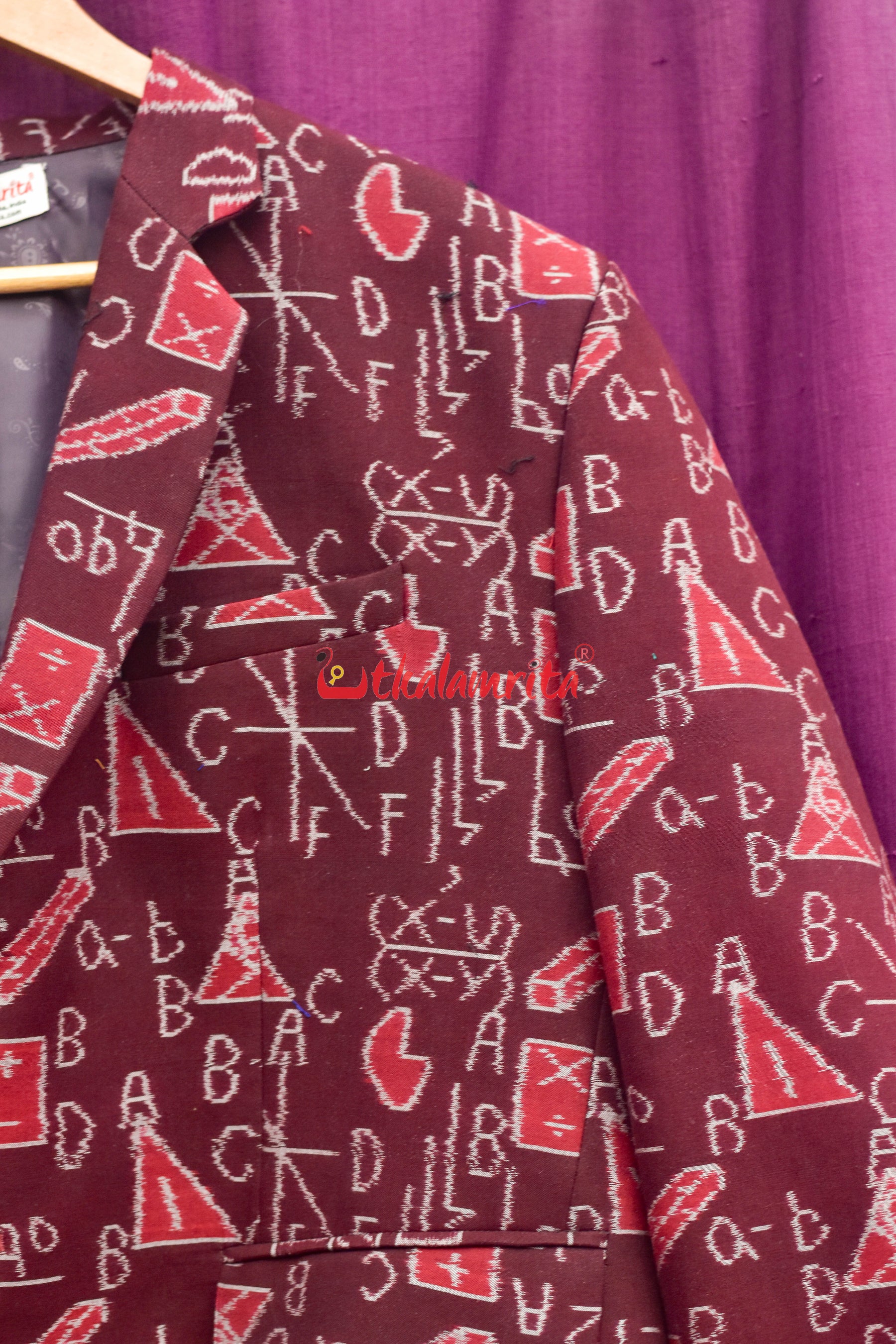Coffee Math Cotton (Men's Blazer)