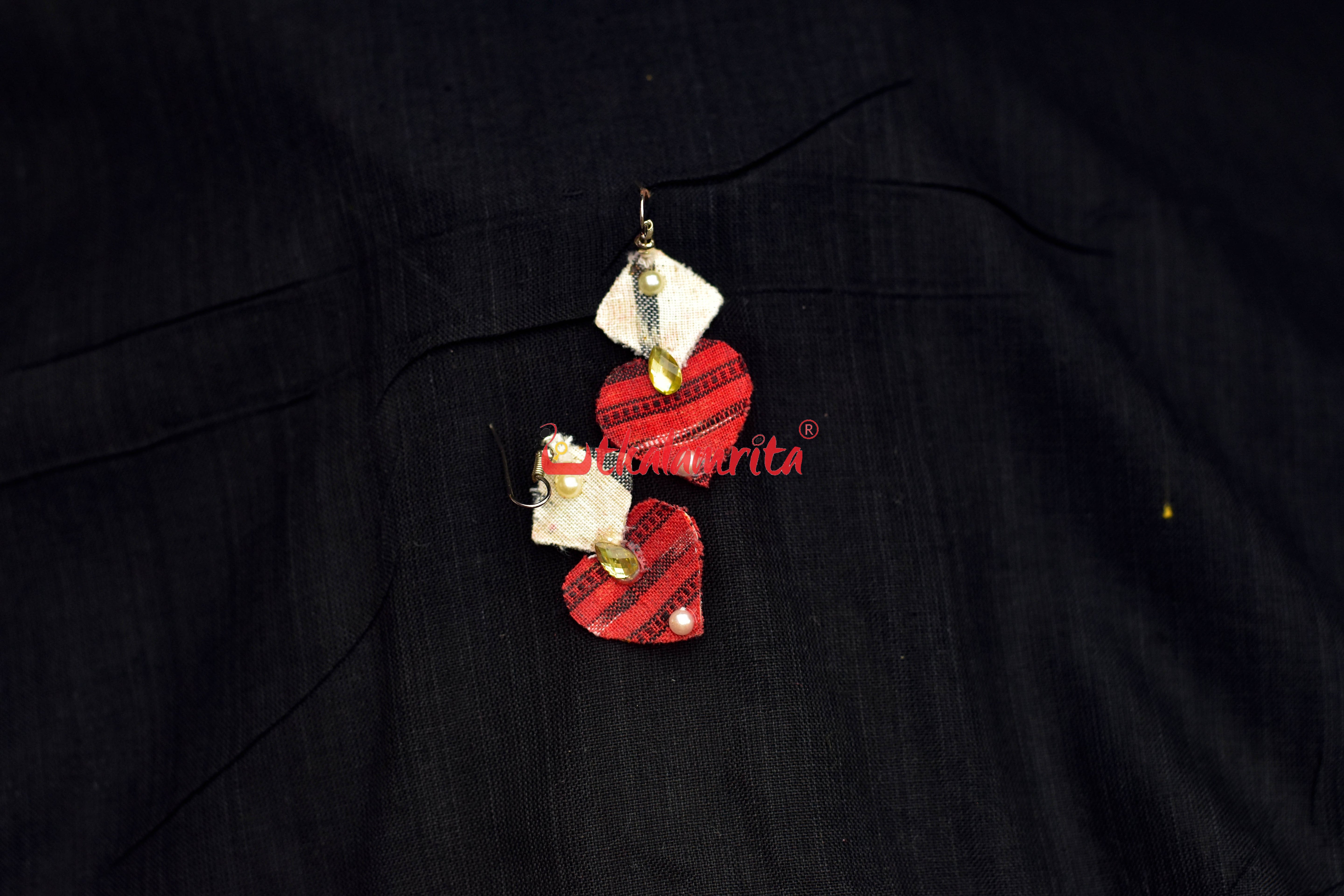 Red Heart Earrings