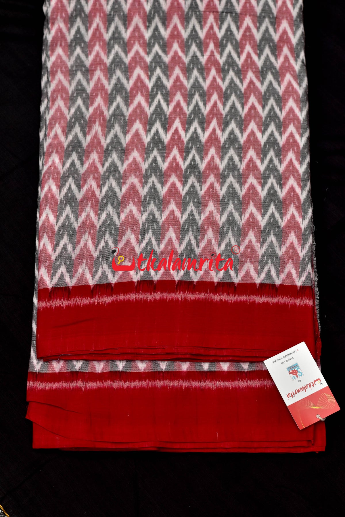 Aadki Pink Grey (Fabric)