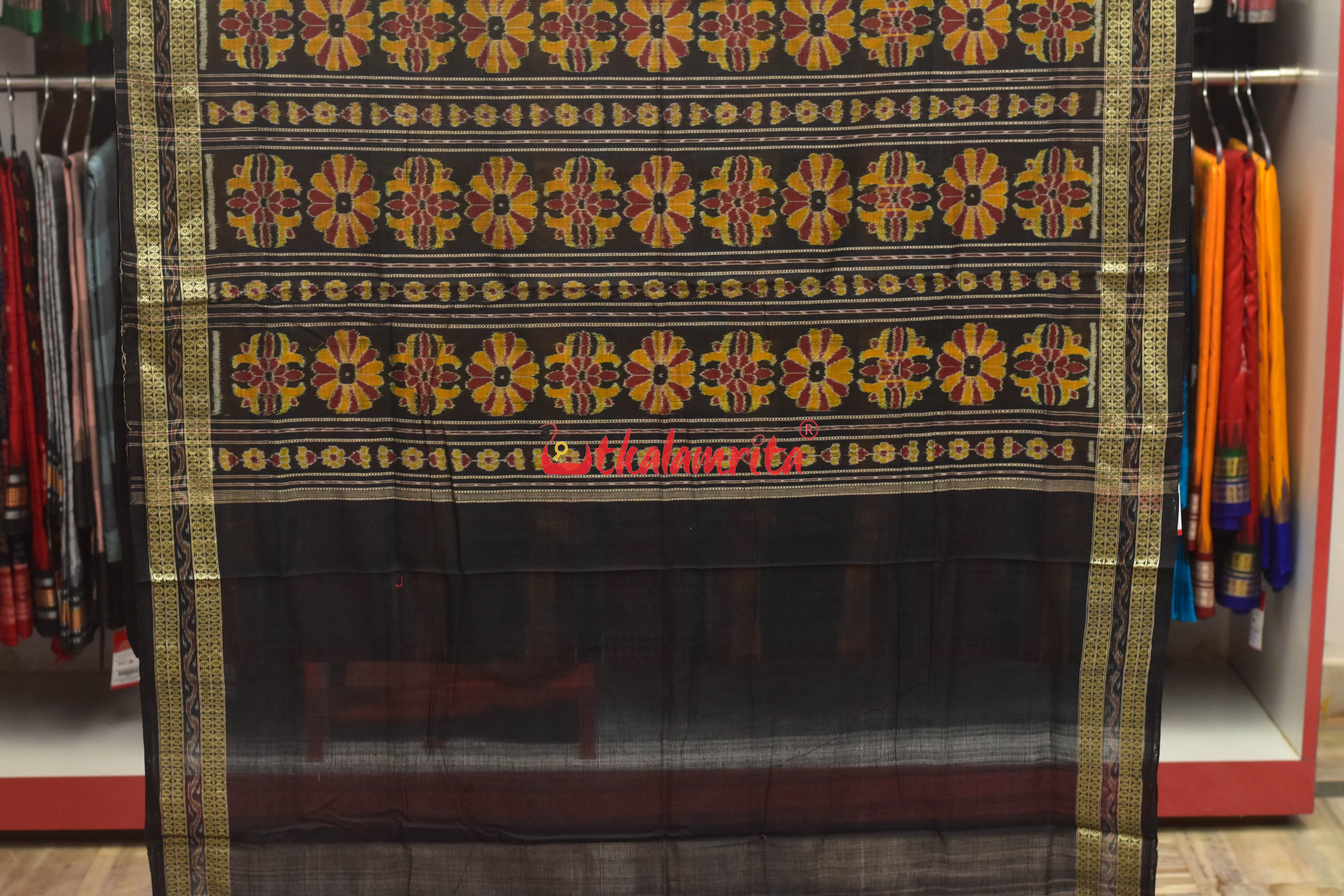 Green Utkal Lakhmi Cotton Saree