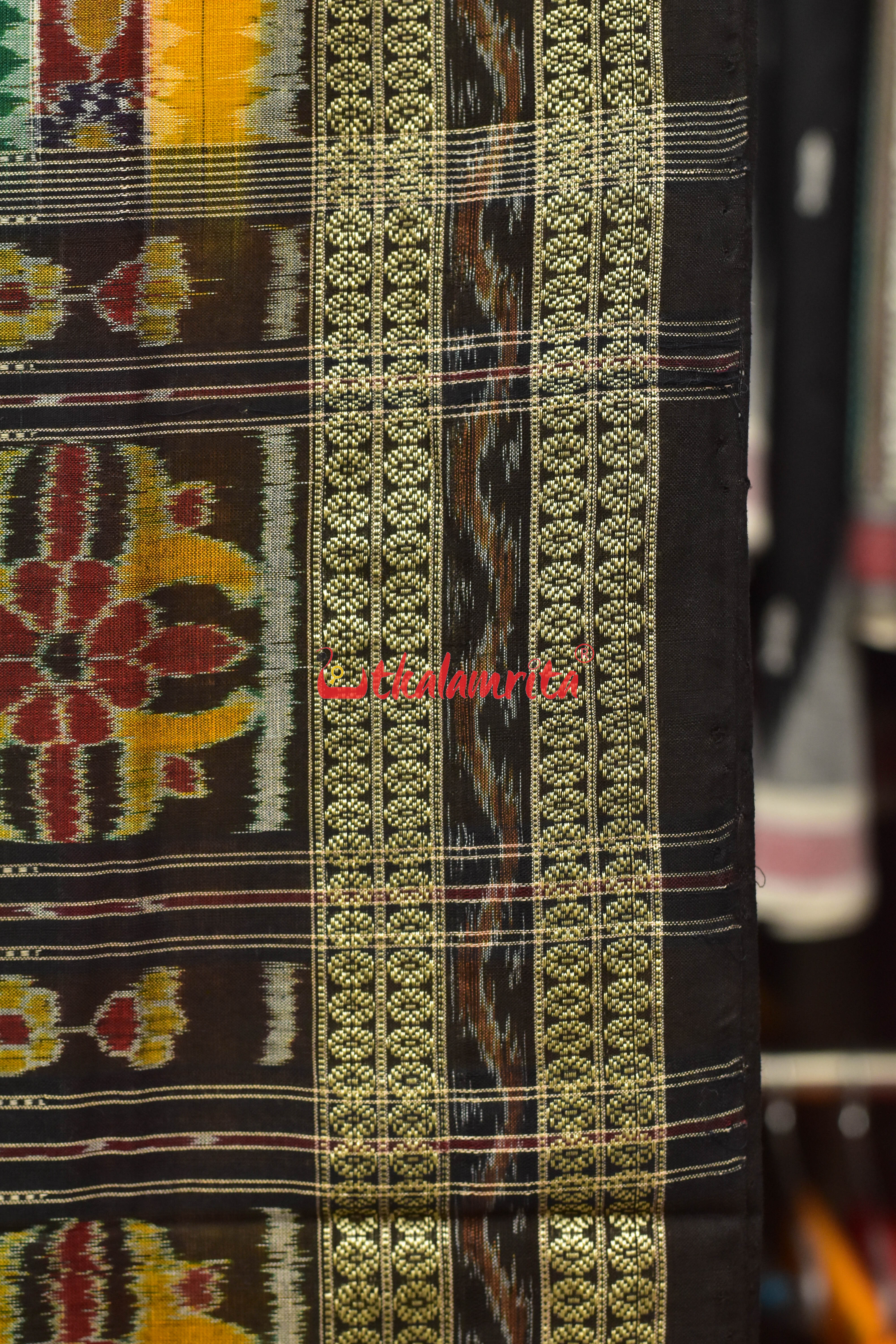 Green Utkal Lakhmi Cotton Saree