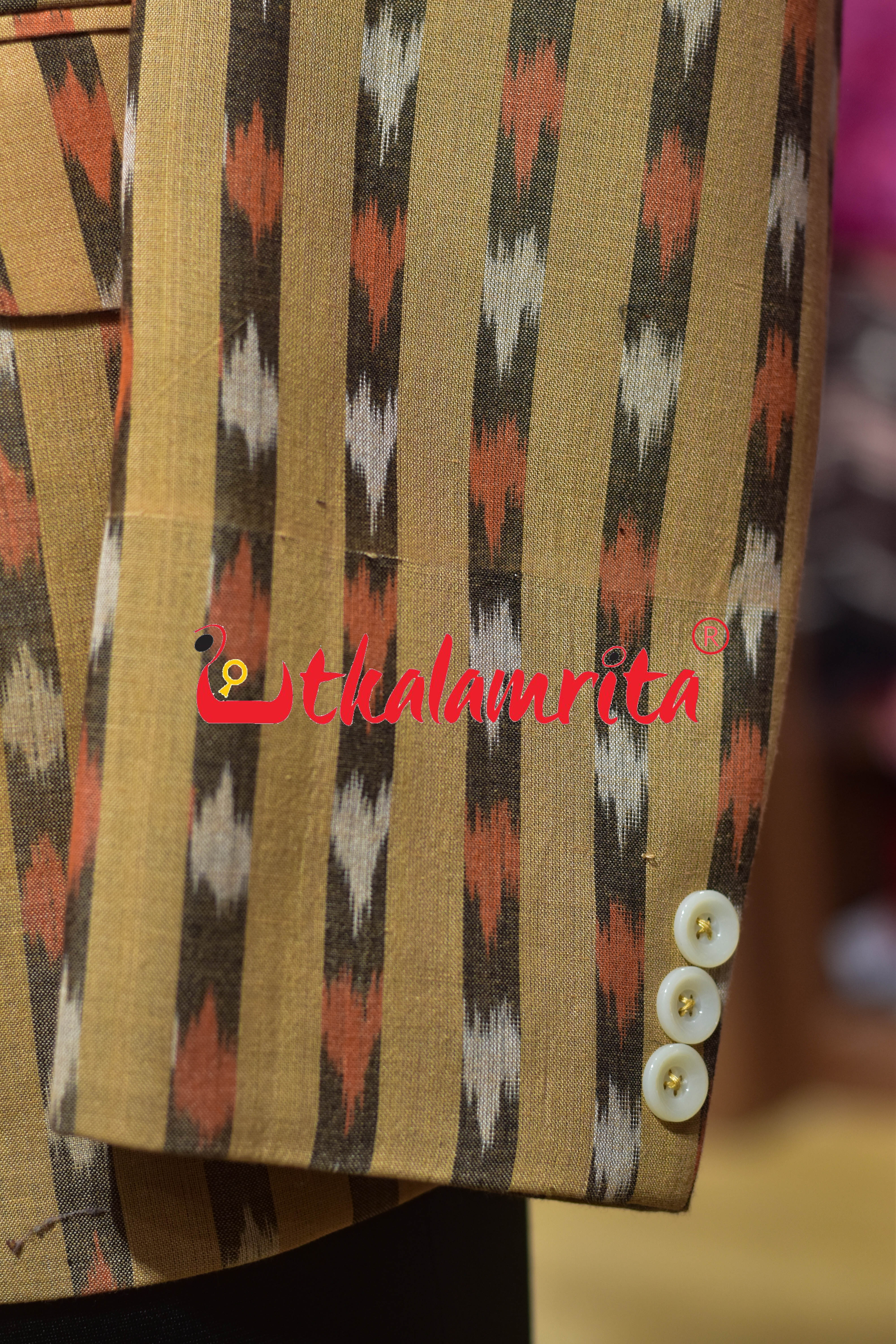 Matha Multi Dots Cotton (Ladies' Blazer)