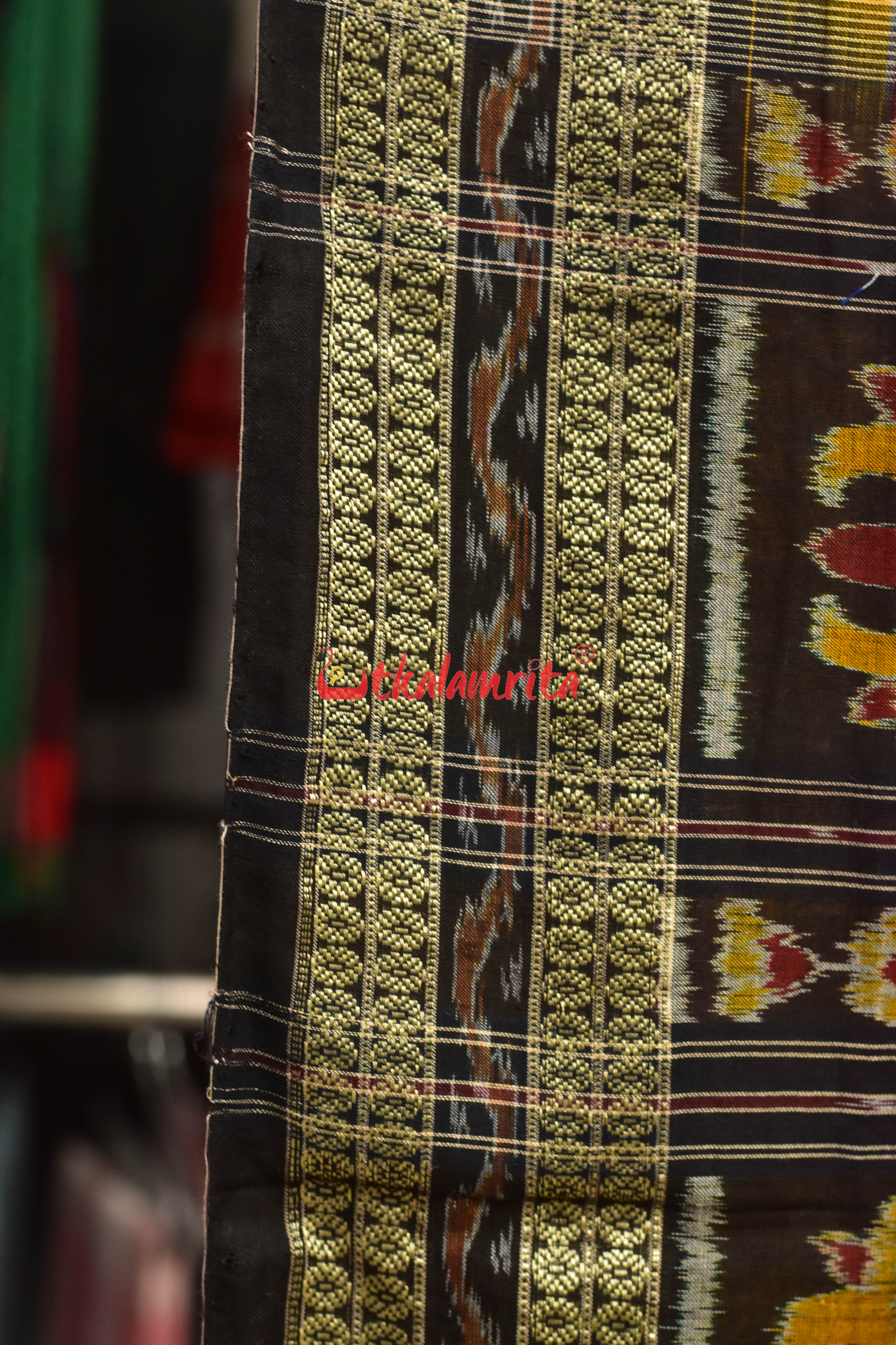 Green Utkal Lakhmi Cotton Saree